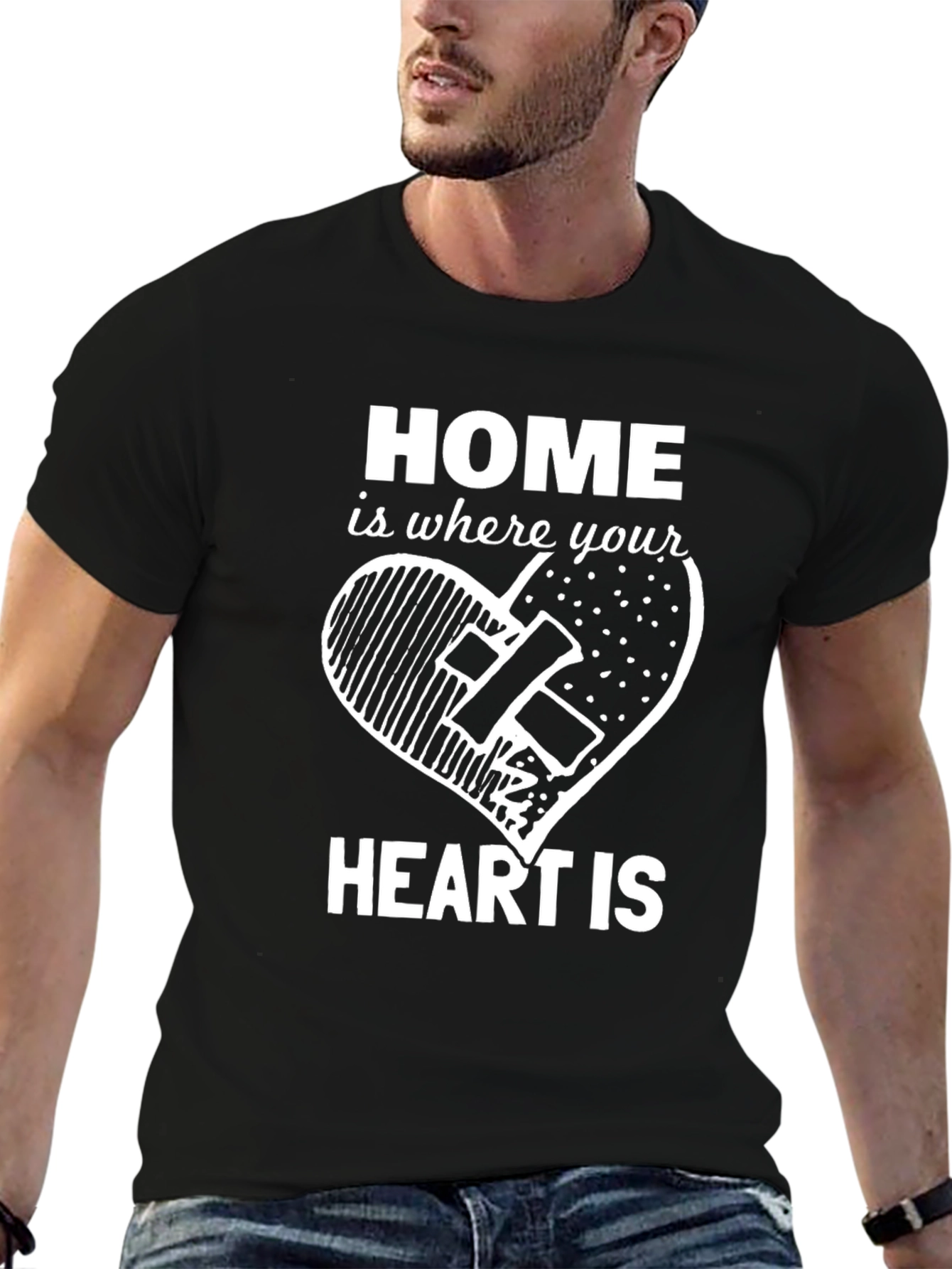 Home is Where Your Heart Is Graphic Tee