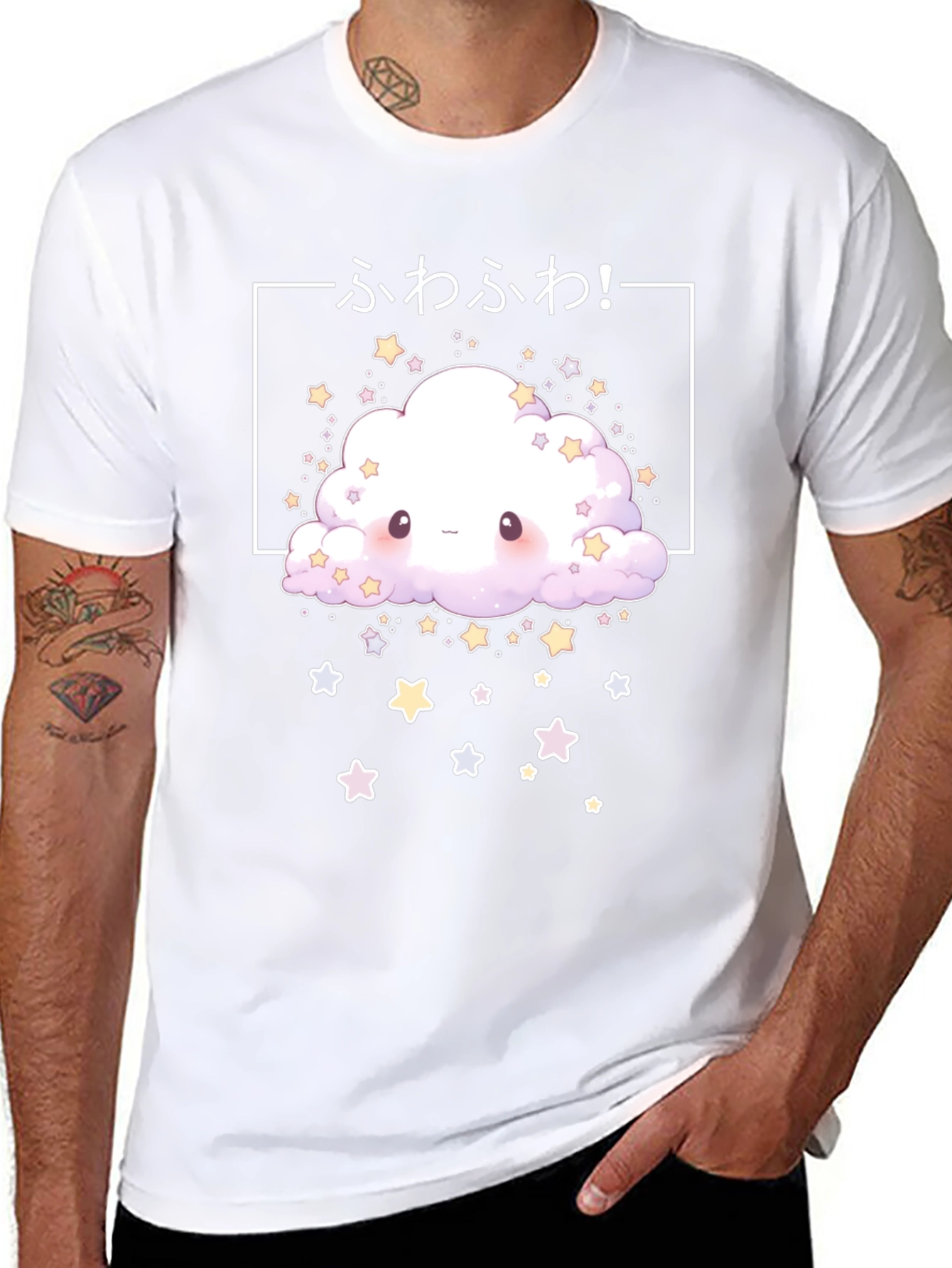 Kawaii Cloud T-Shirt - Cute Anime Style Tee
