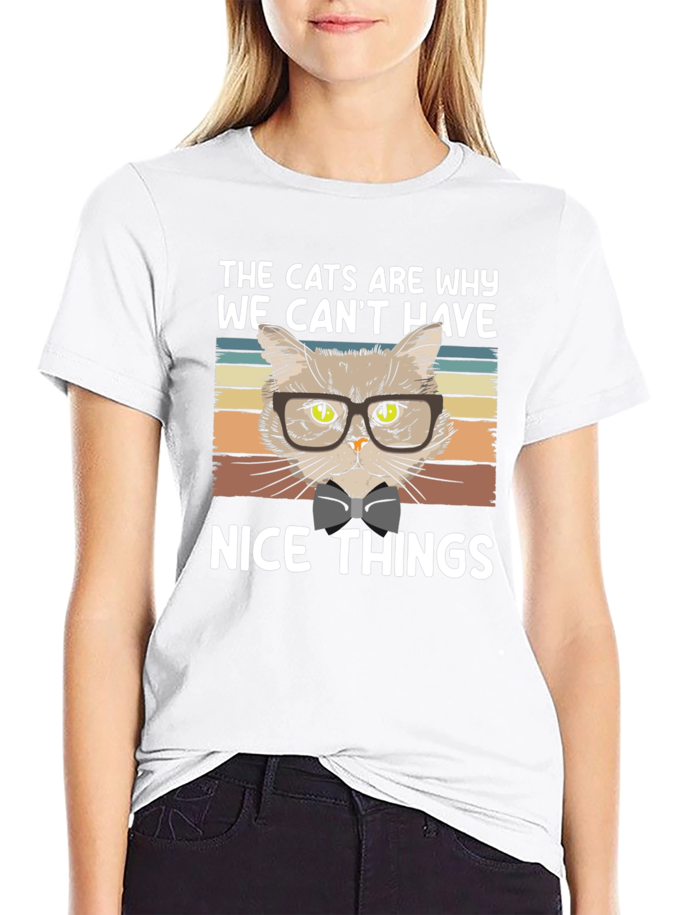 Funny Cat T-Shirt - Nice Things Design