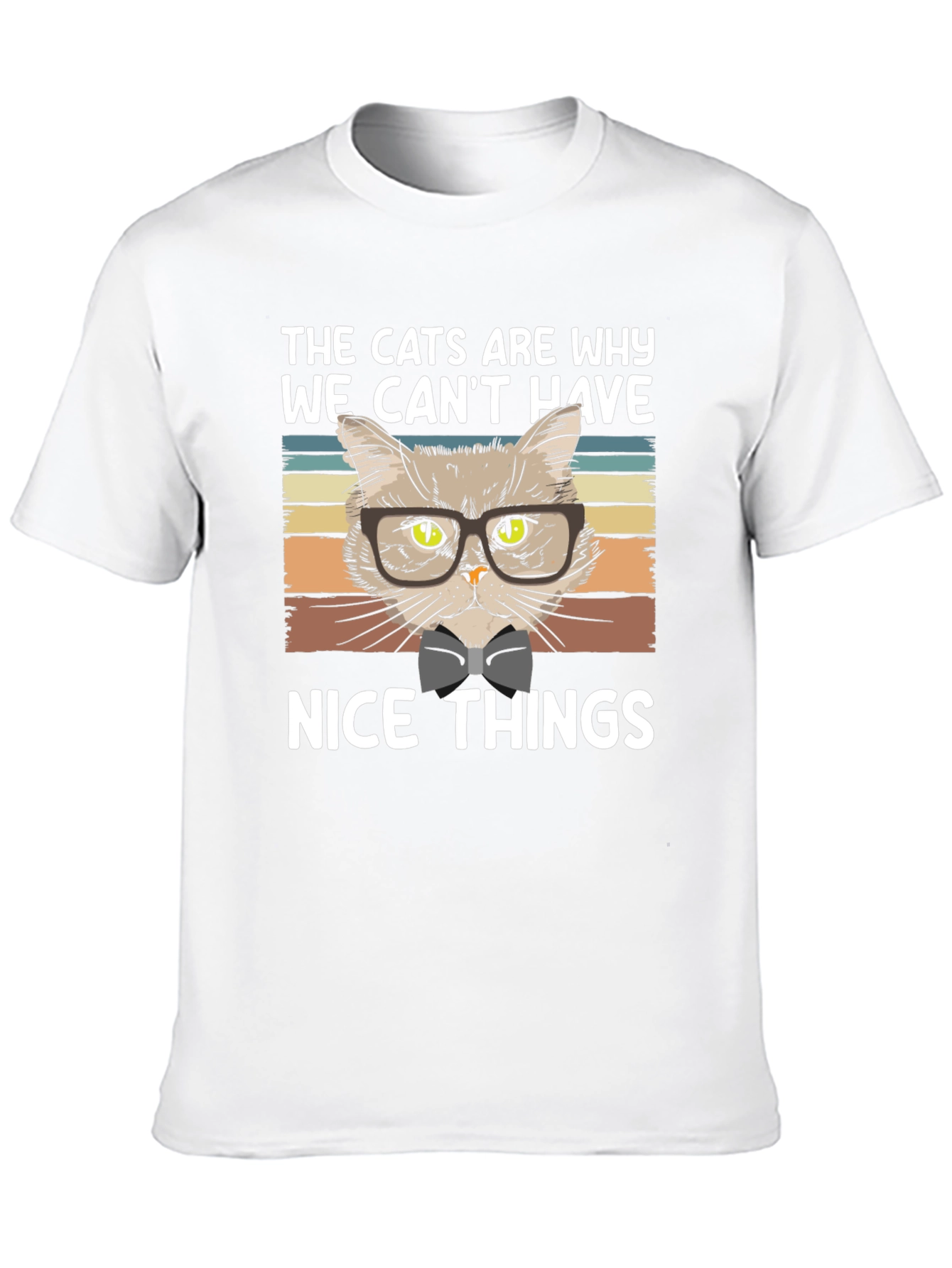 Funny Cat T-Shirt - Nice Things Design