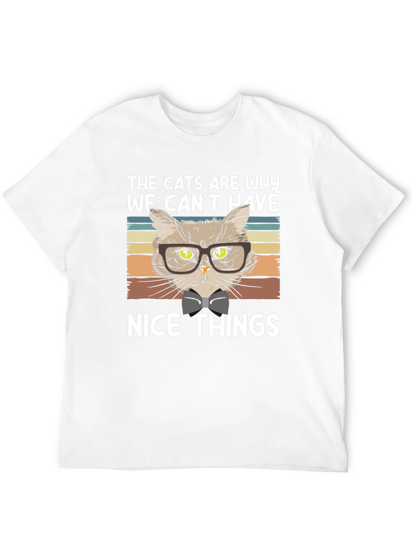 Funny Cat T-Shirt - Nice Things Design
