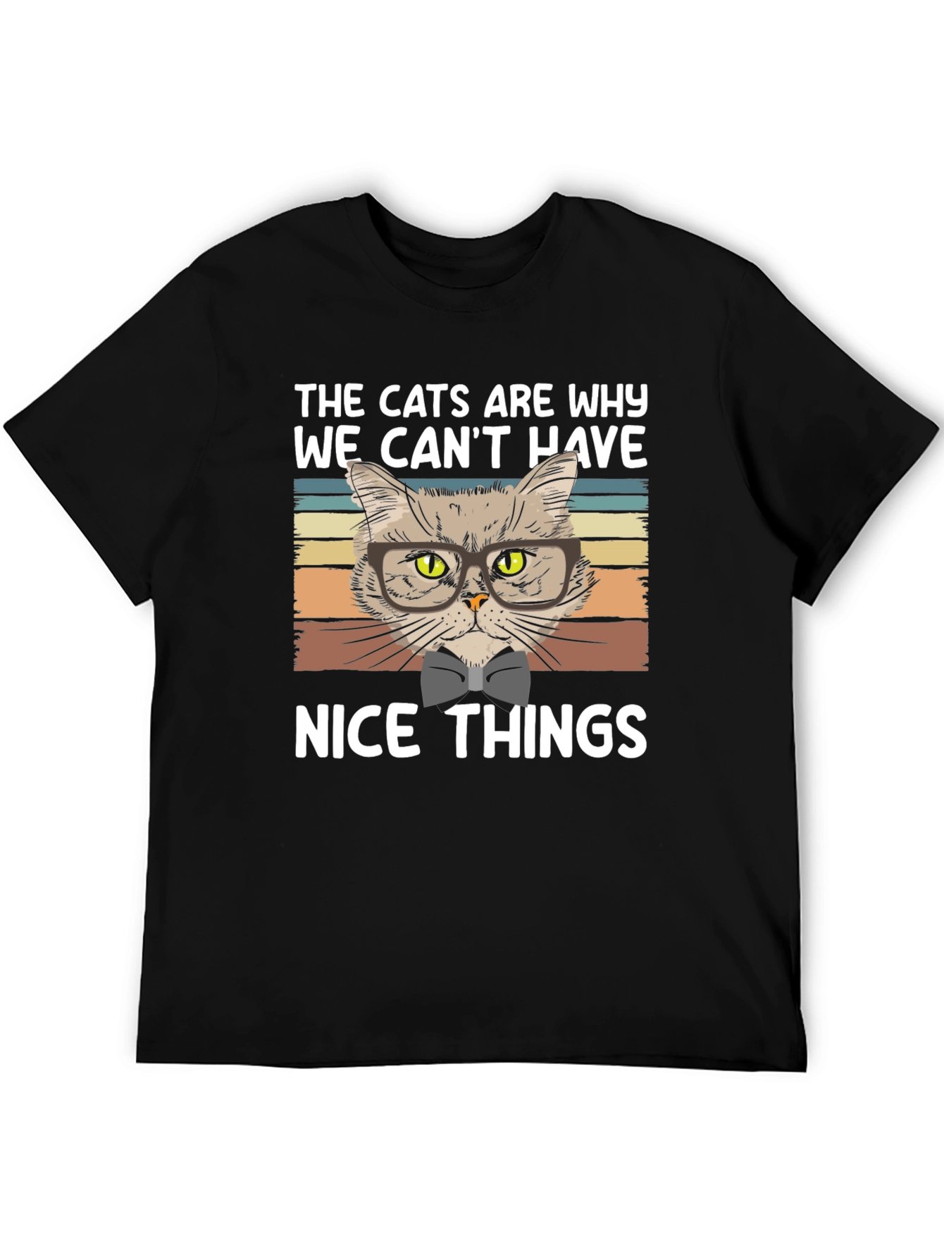 Funny Cat T-Shirt - Nice Things Design