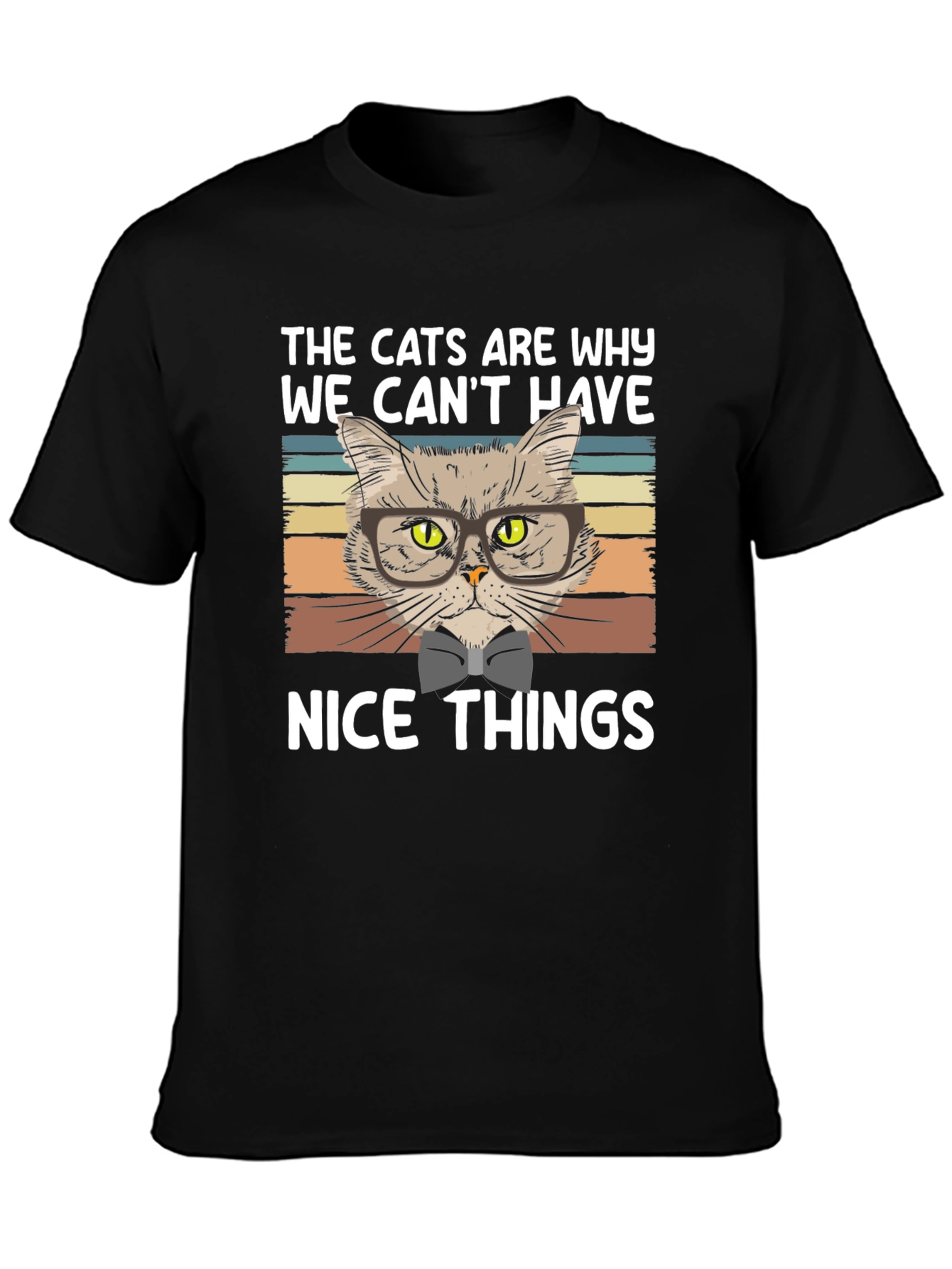 Funny Cat T-Shirt - Nice Things Design