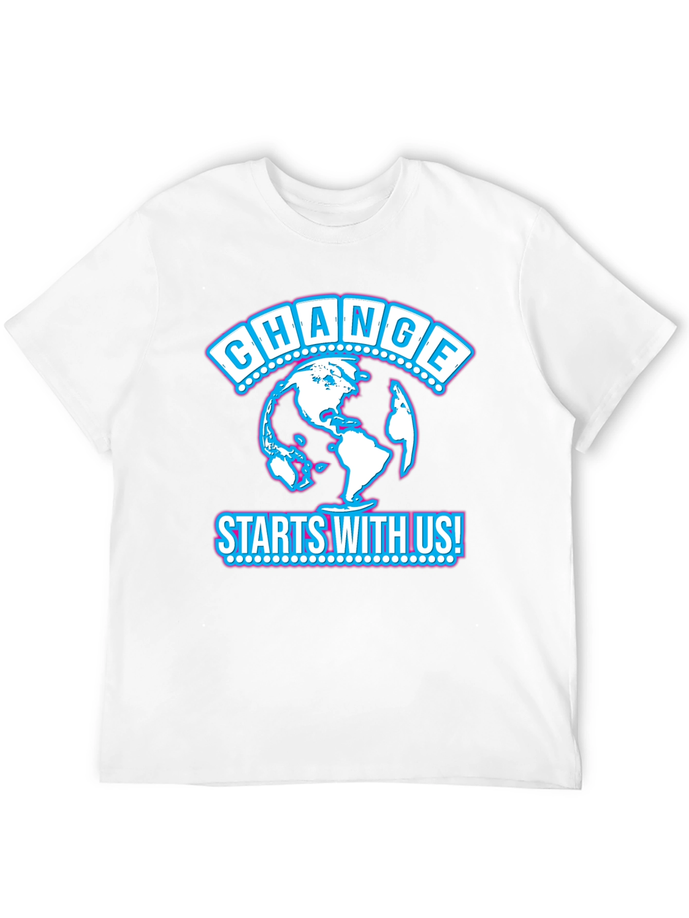 Change Starts With Us Black T-Shirt
