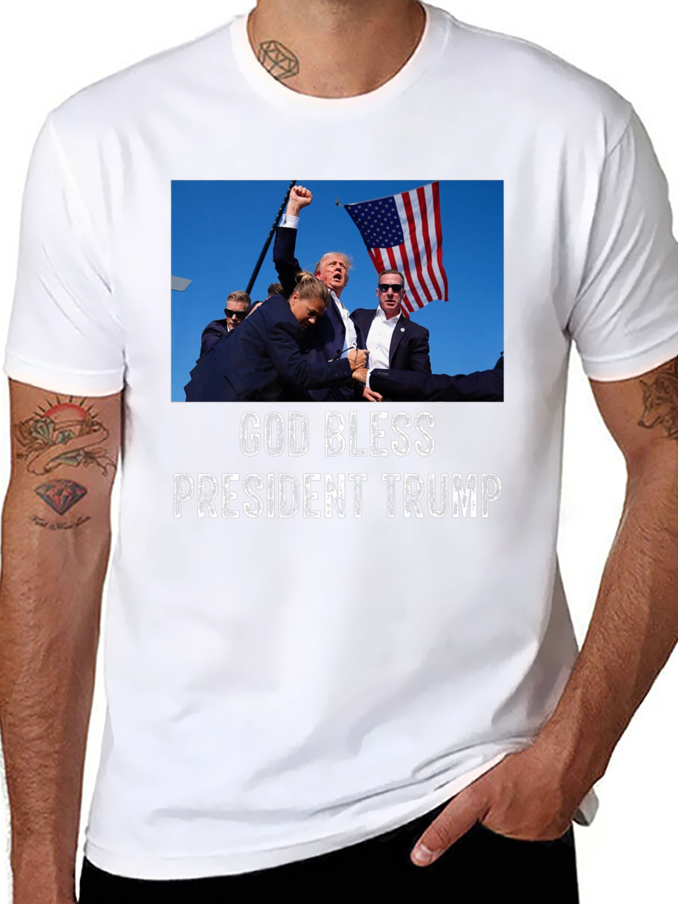 God Bless President Trump T-Shirt
