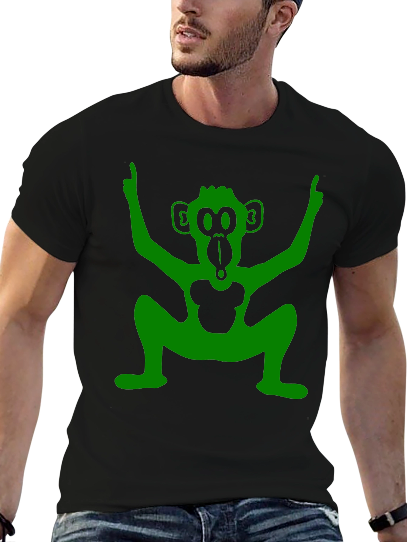 Funky Monkey Graphic Tee - Black T-Shirt