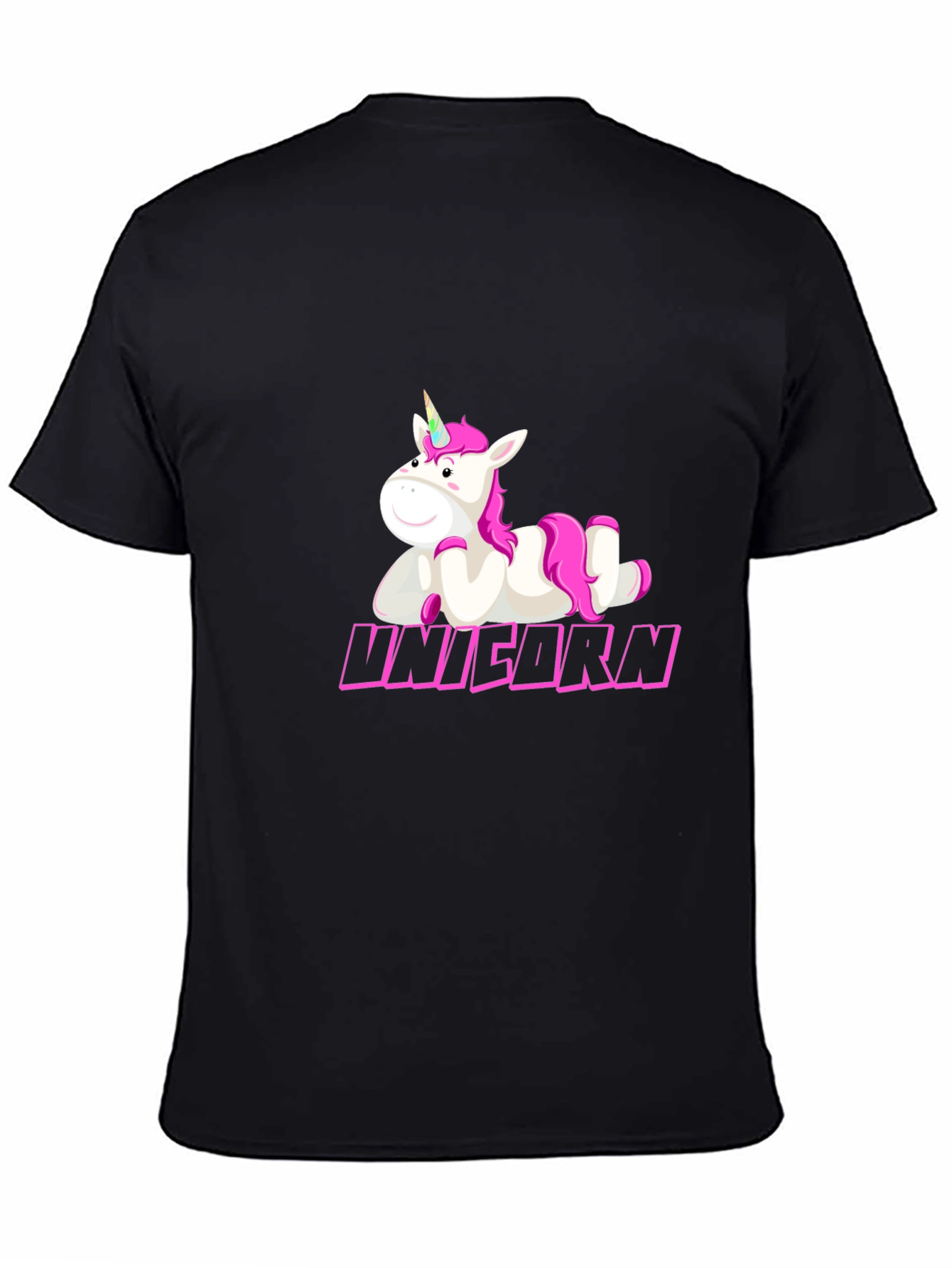 Unicorn Graphic Tee - Black