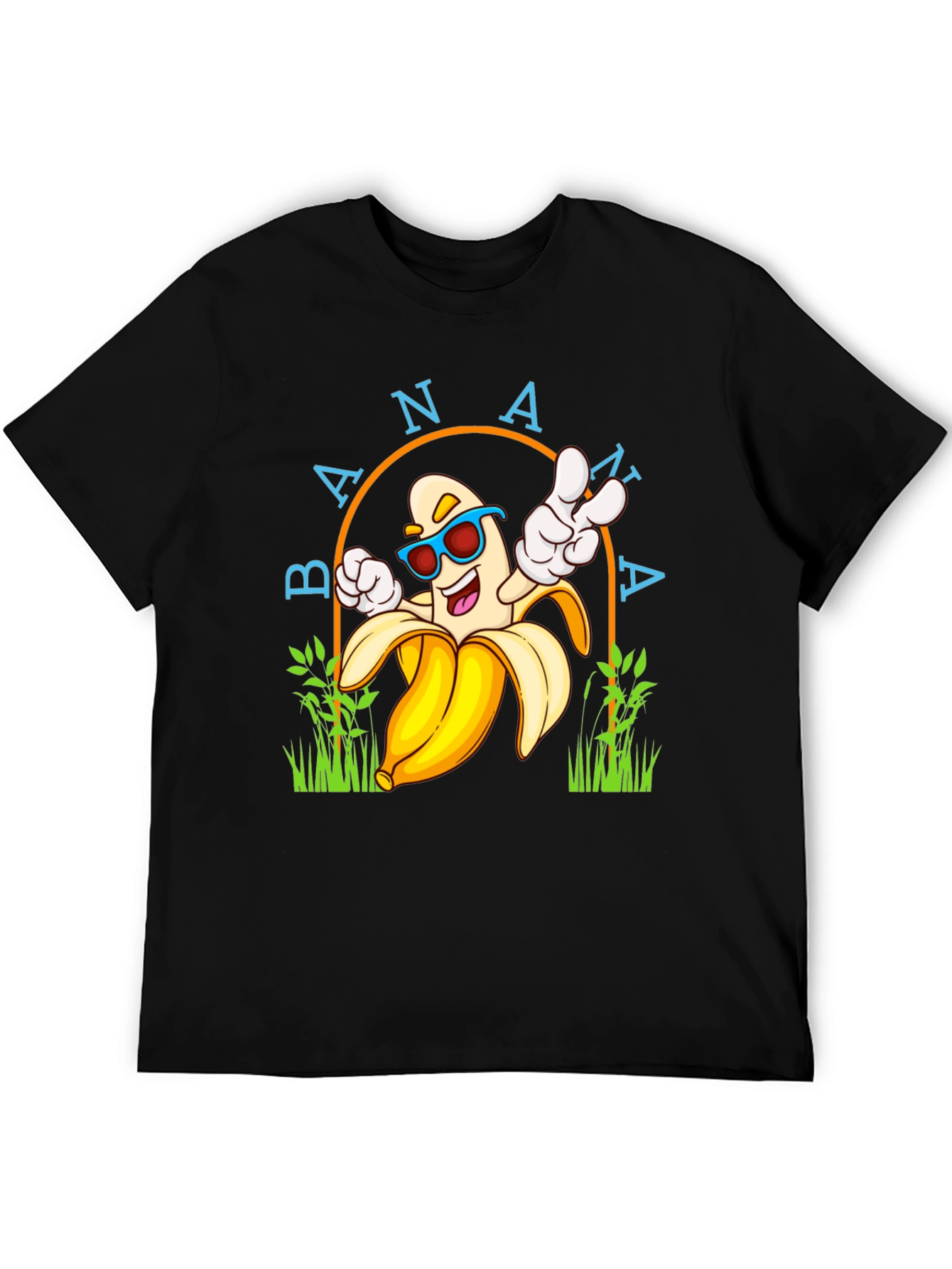 Cool Banana Graphic Tee - Unisex Black T-Shirt