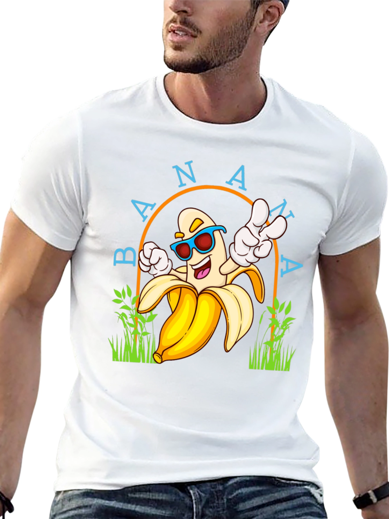 Cool Banana Graphic Tee - Unisex Black T-Shirt