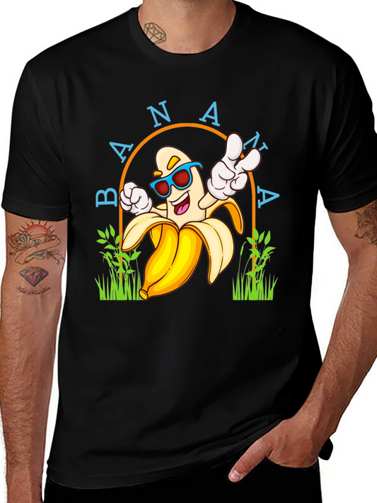 Cool Banana Graphic Tee - Unisex Black T-Shirt