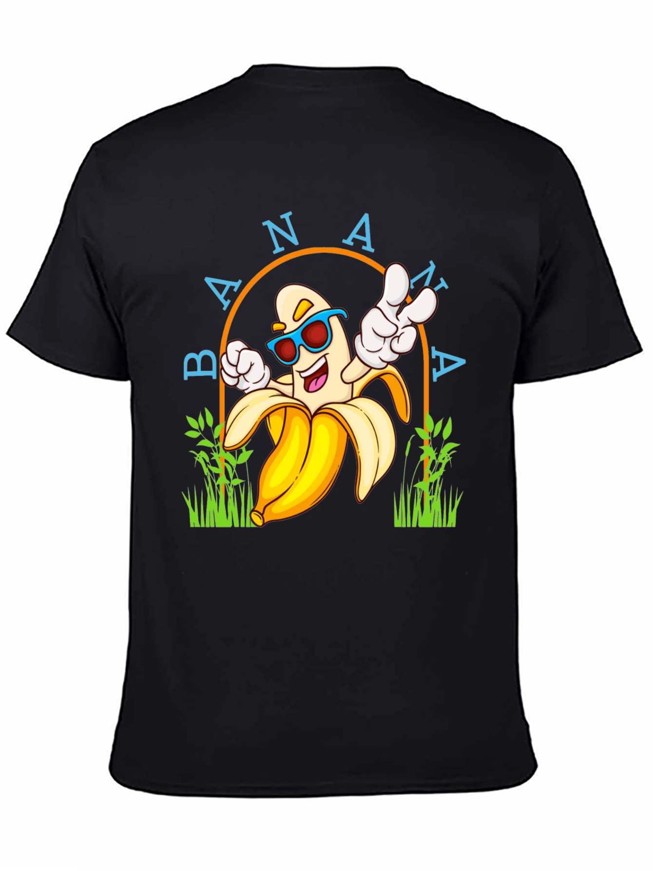 Cool Banana Graphic Tee - Unisex Black T-Shirt