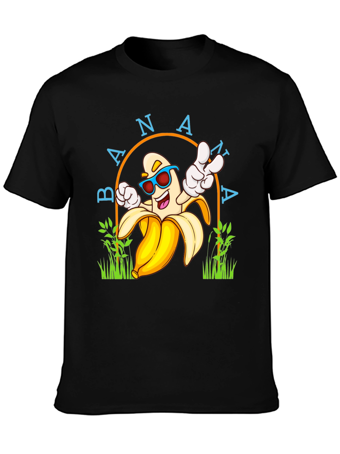 Cool Banana Graphic Tee - Unisex Black T-Shirt