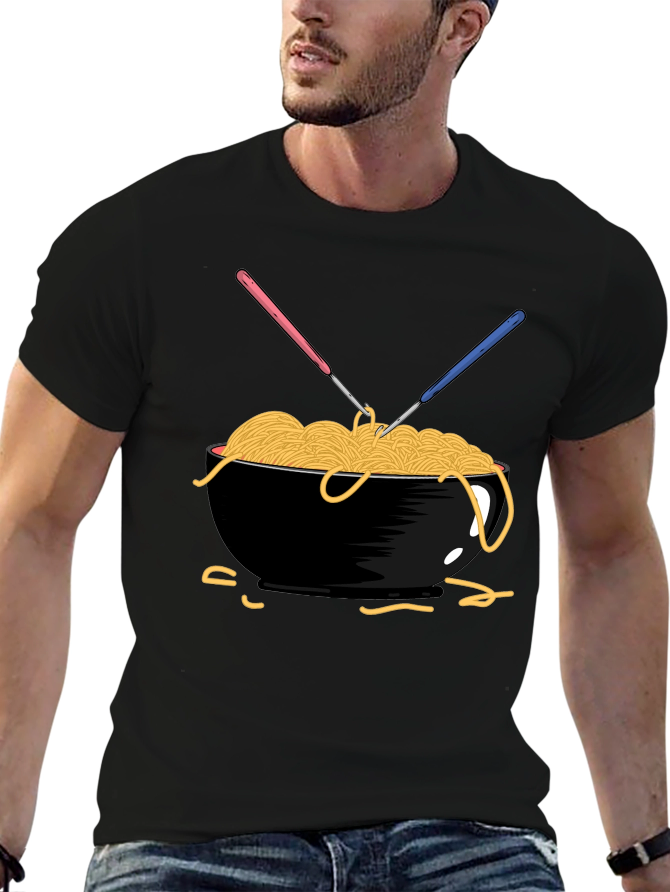 Spaghetti Bowl T-Shirt - Quirky Foodie Tee
