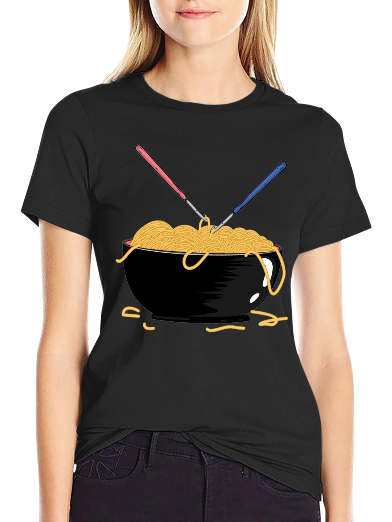 Spaghetti Bowl T-Shirt - Quirky Foodie Tee
