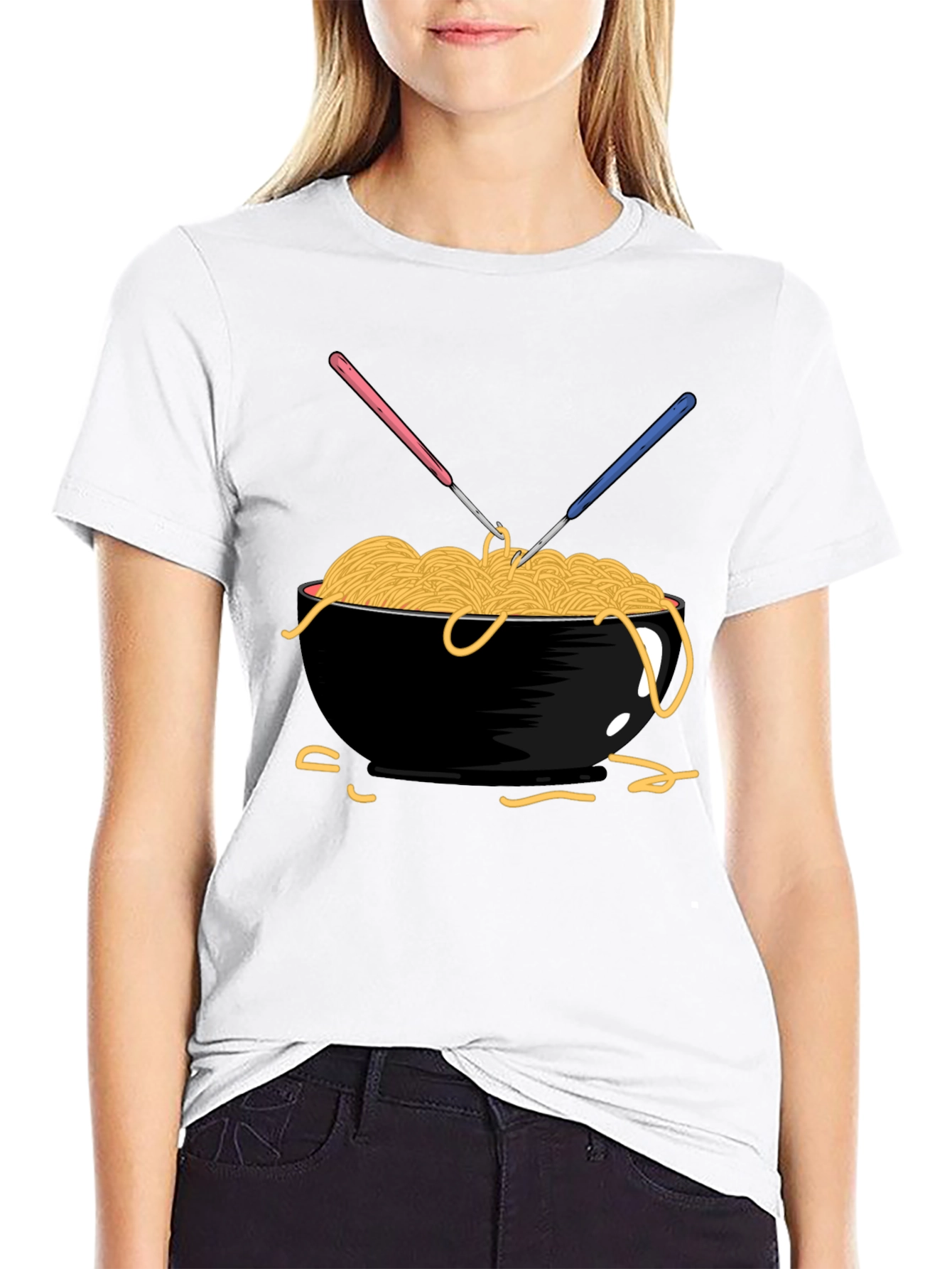 Spaghetti Bowl T-Shirt - Quirky Foodie Tee
