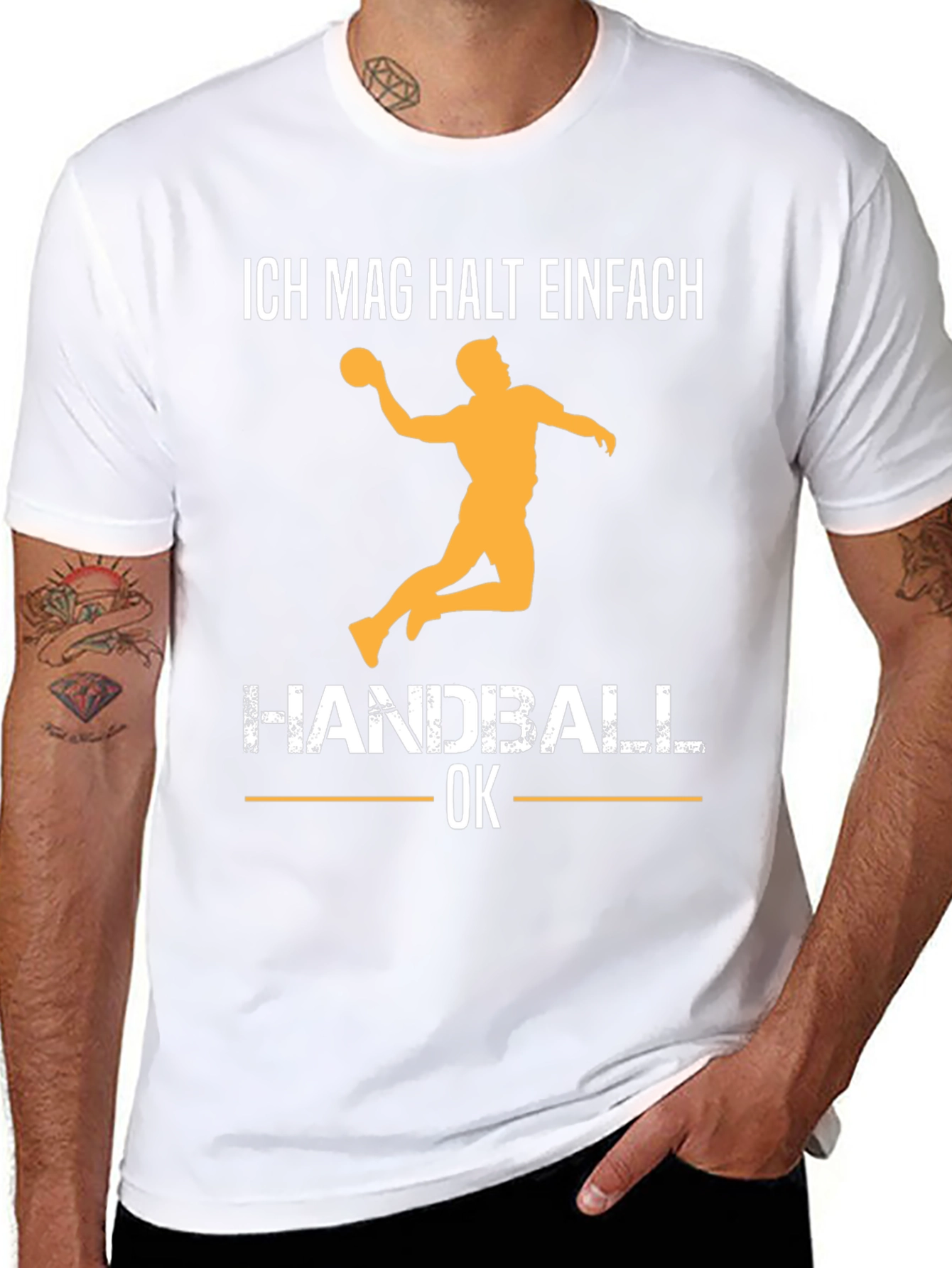 Handball T-Shirt - Ich Mag Halt Einfach