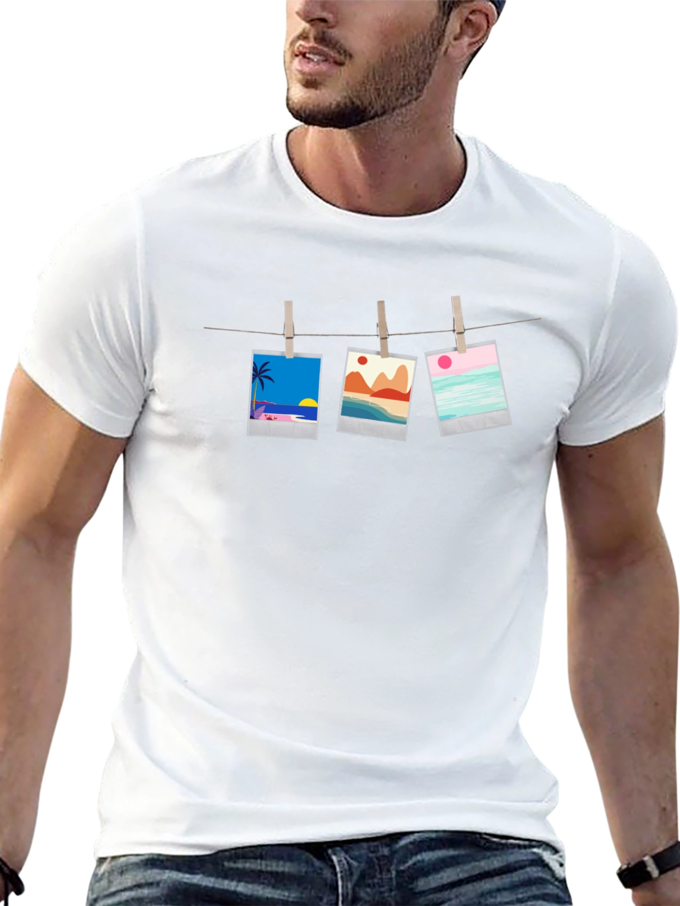 Retro Photo Line T-Shirt