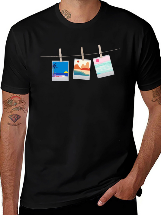 Retro Photo Line T-Shirt