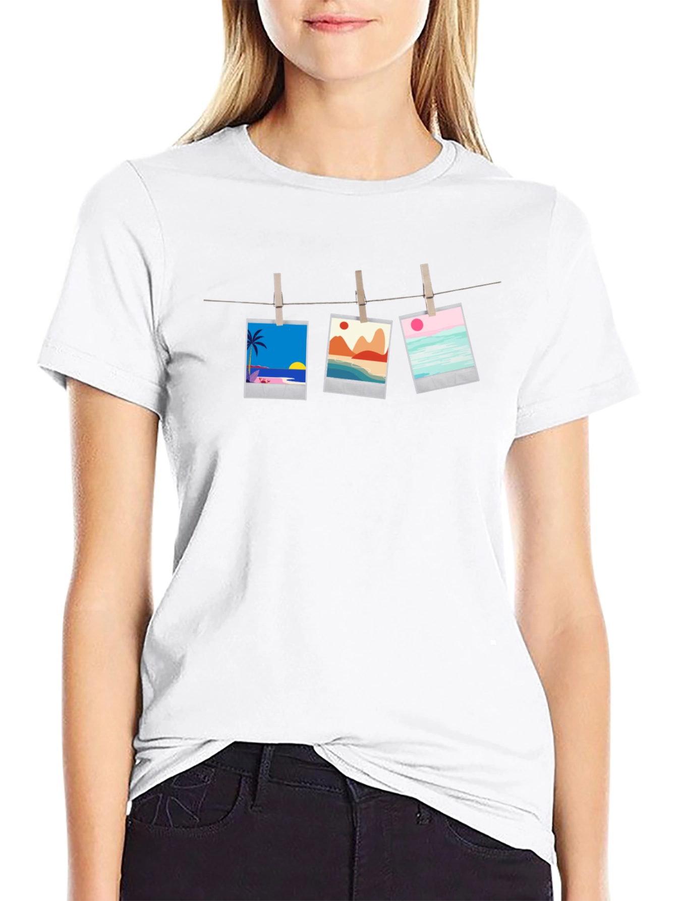 Retro Photo Line T-Shirt