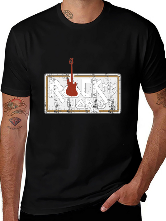 Rock Hard Guitar T-Shirt - Black