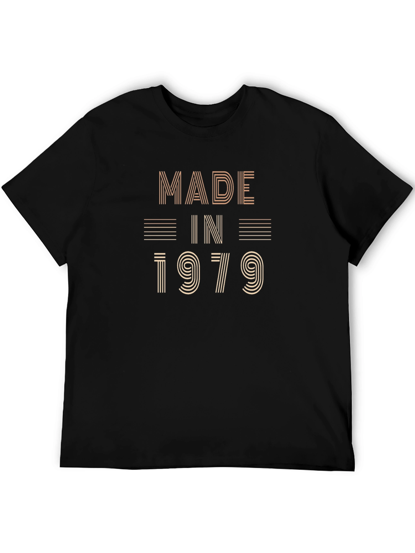 Made in 1979 Graphic Tee - Retro Birthday Shirt