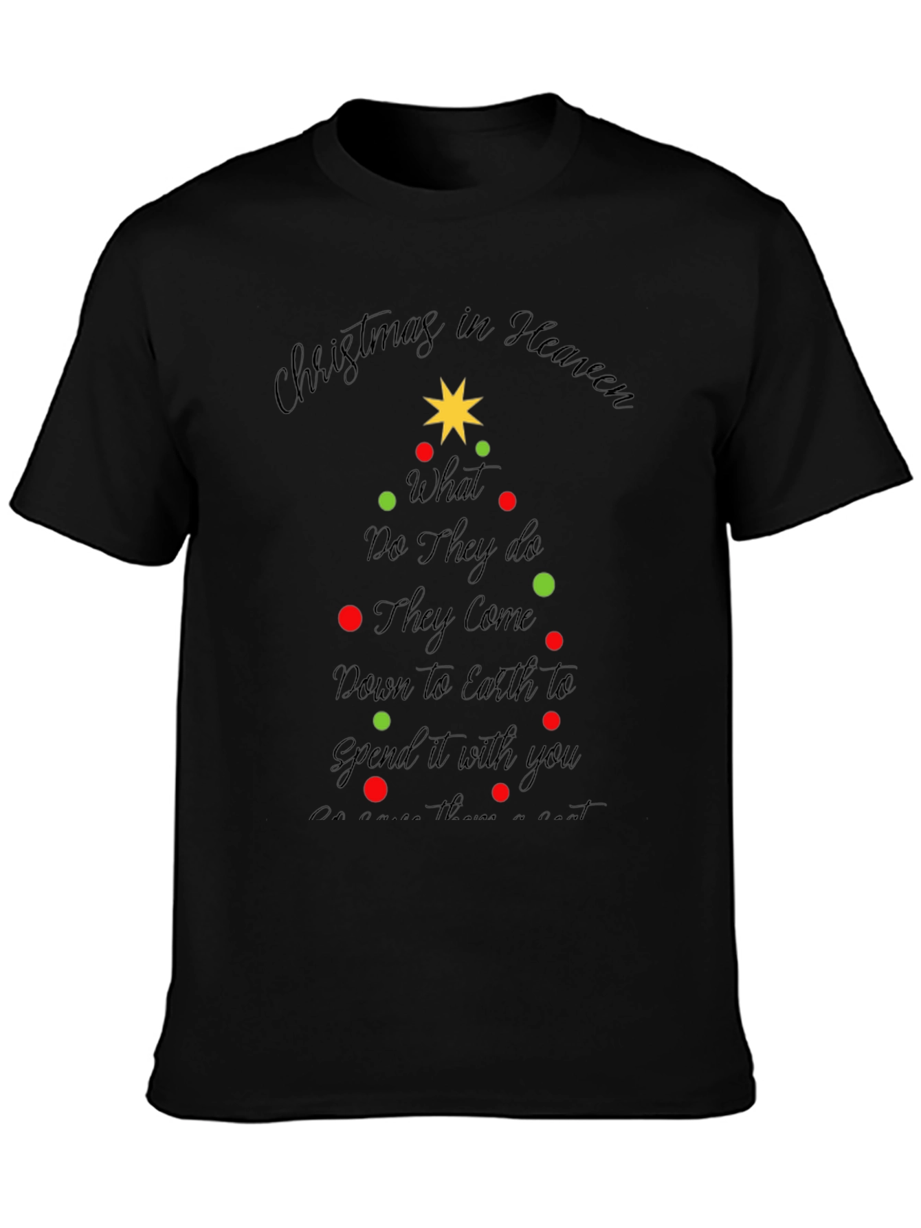 Christmas in Heaven Memorial T-Shirt