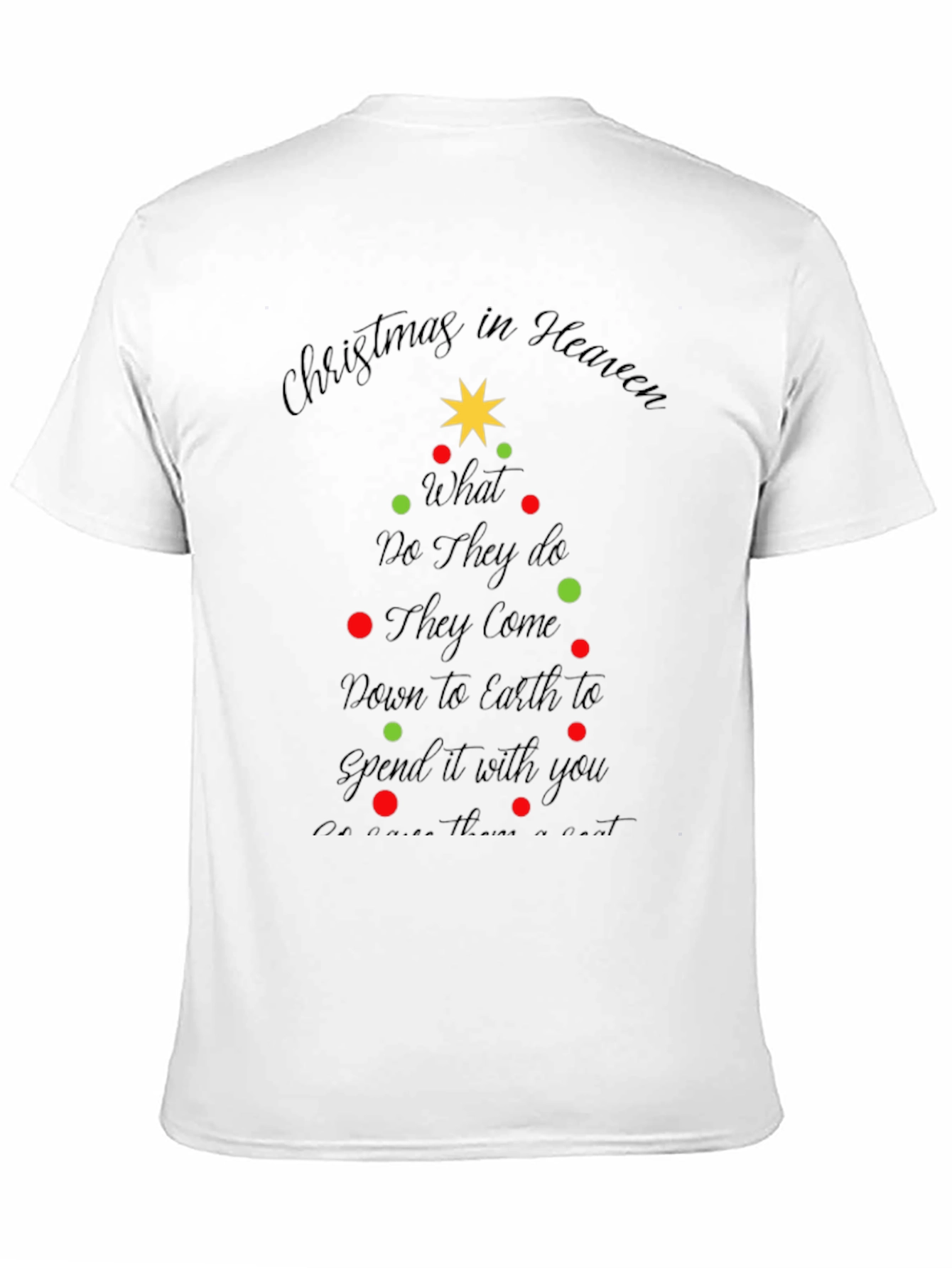 Christmas in Heaven Memorial T-Shirt