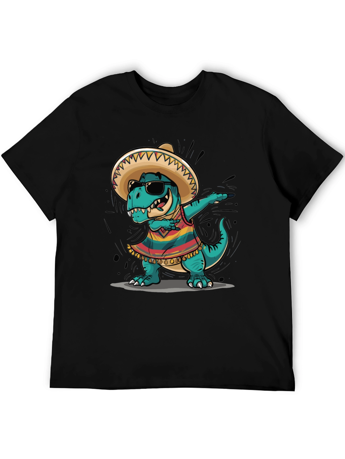 Dabbing Dinosaur Fiesta T-Shirt
