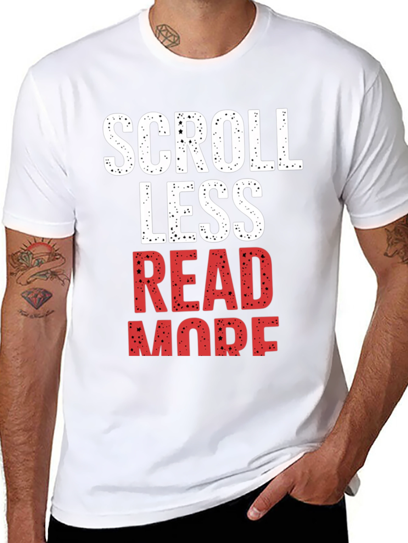 Scroll Less Read More Graphic Tee