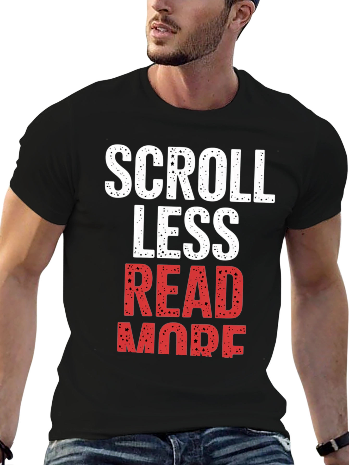 Scroll Less Read More Graphic Tee