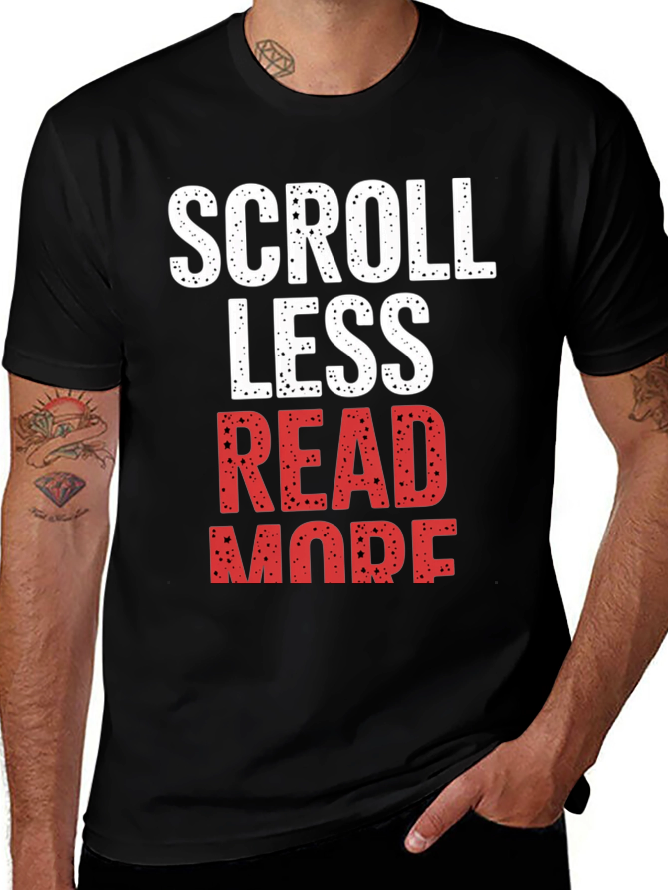 Scroll Less Read More Graphic Tee