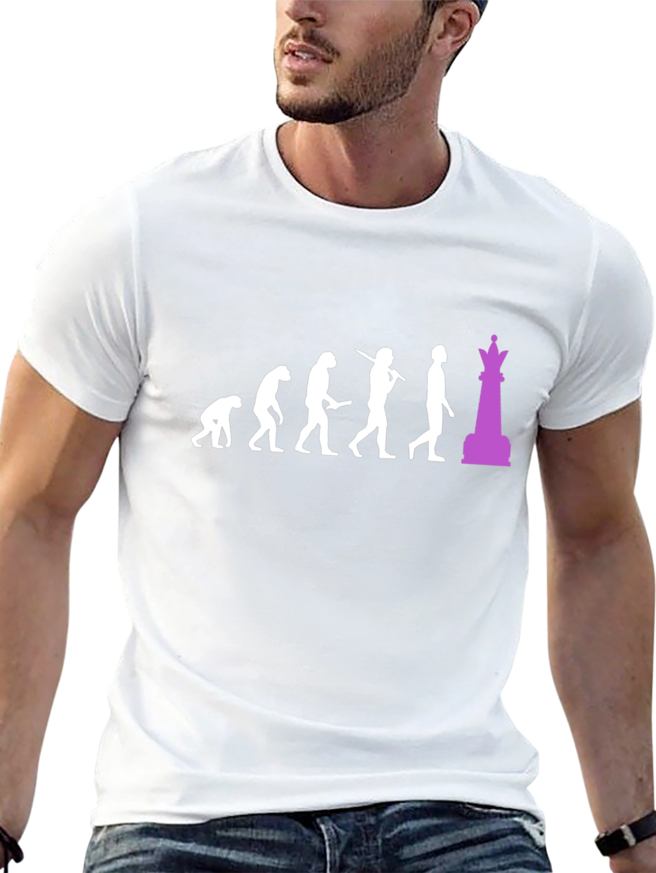 Chess Evolution T-Shirt - Black