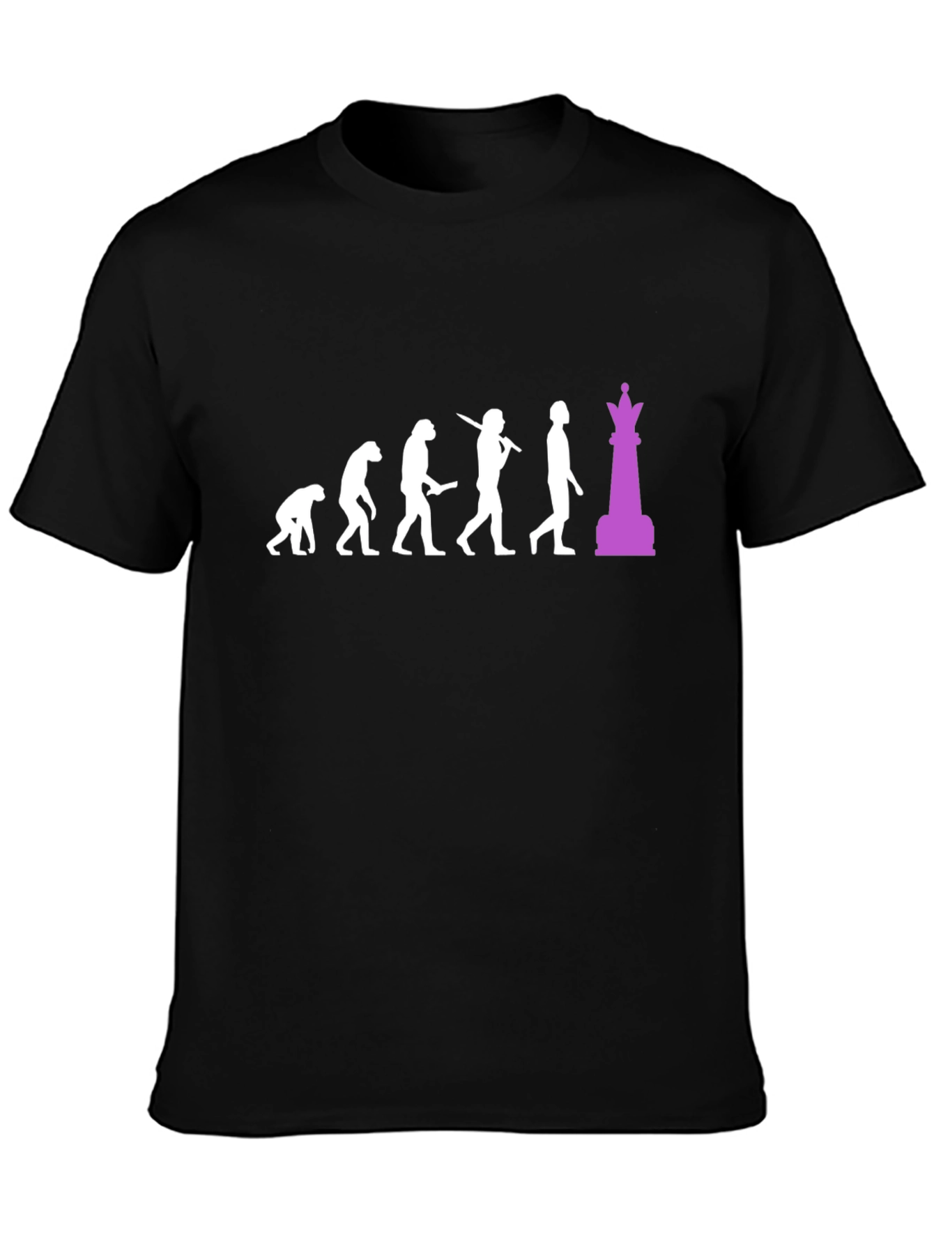 Chess Evolution T-Shirt - Black
