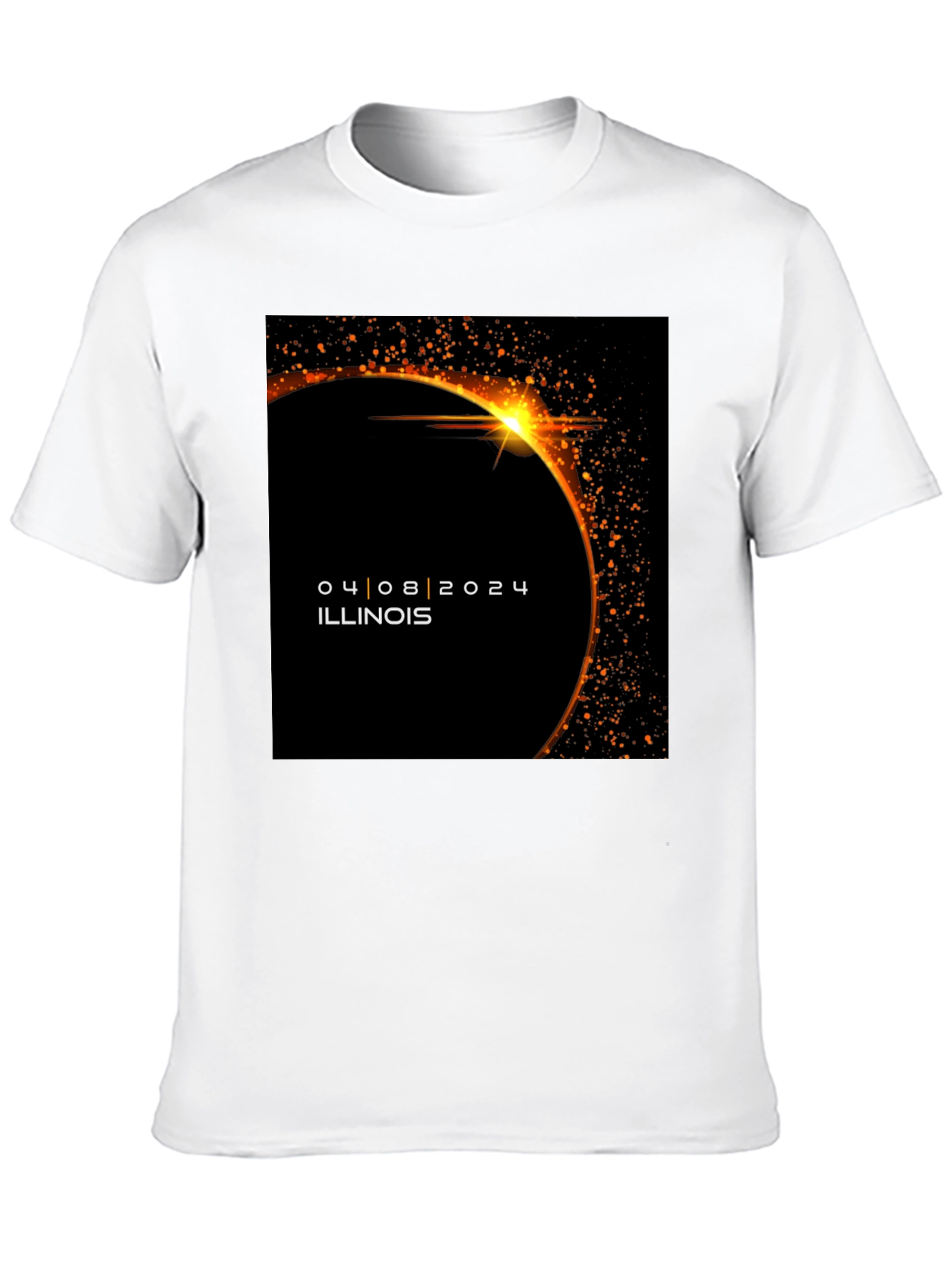 Illinois Eclipse T-Shirt - April 8 2024