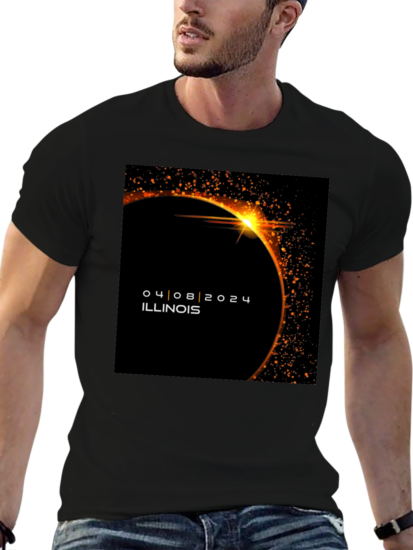Illinois Eclipse T-Shirt - April 8 2024