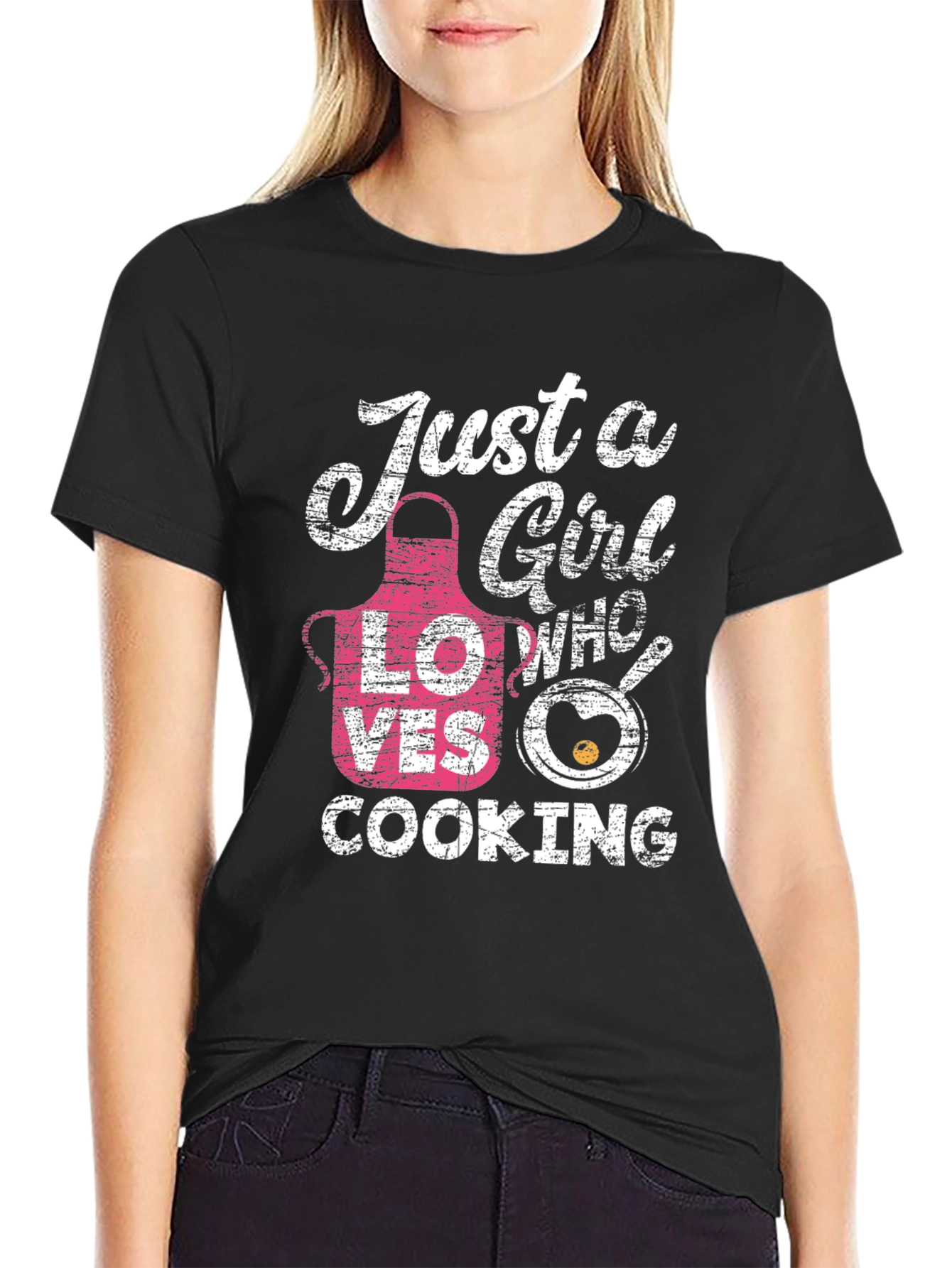 Just A Girl Who Loves Cooking T-Shirt