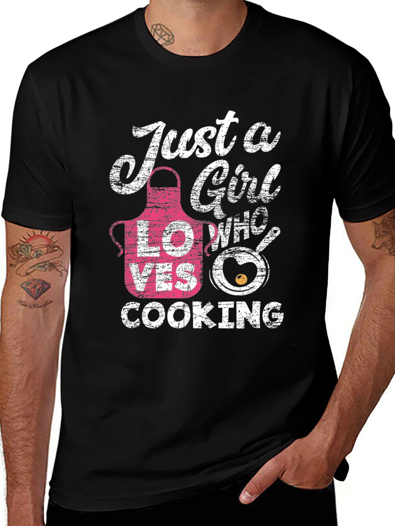 Just A Girl Who Loves Cooking T-Shirt