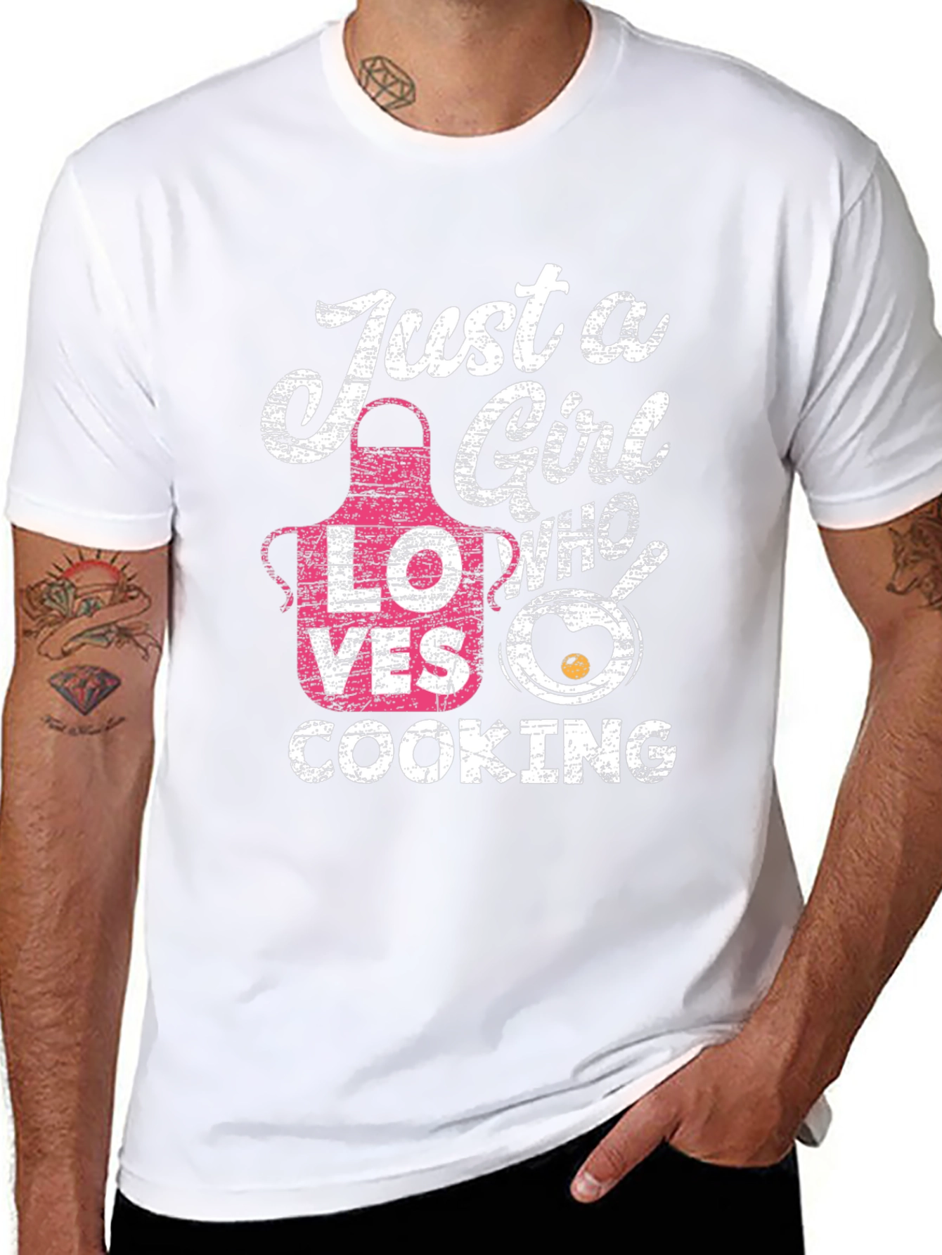 Just A Girl Who Loves Cooking T-Shirt