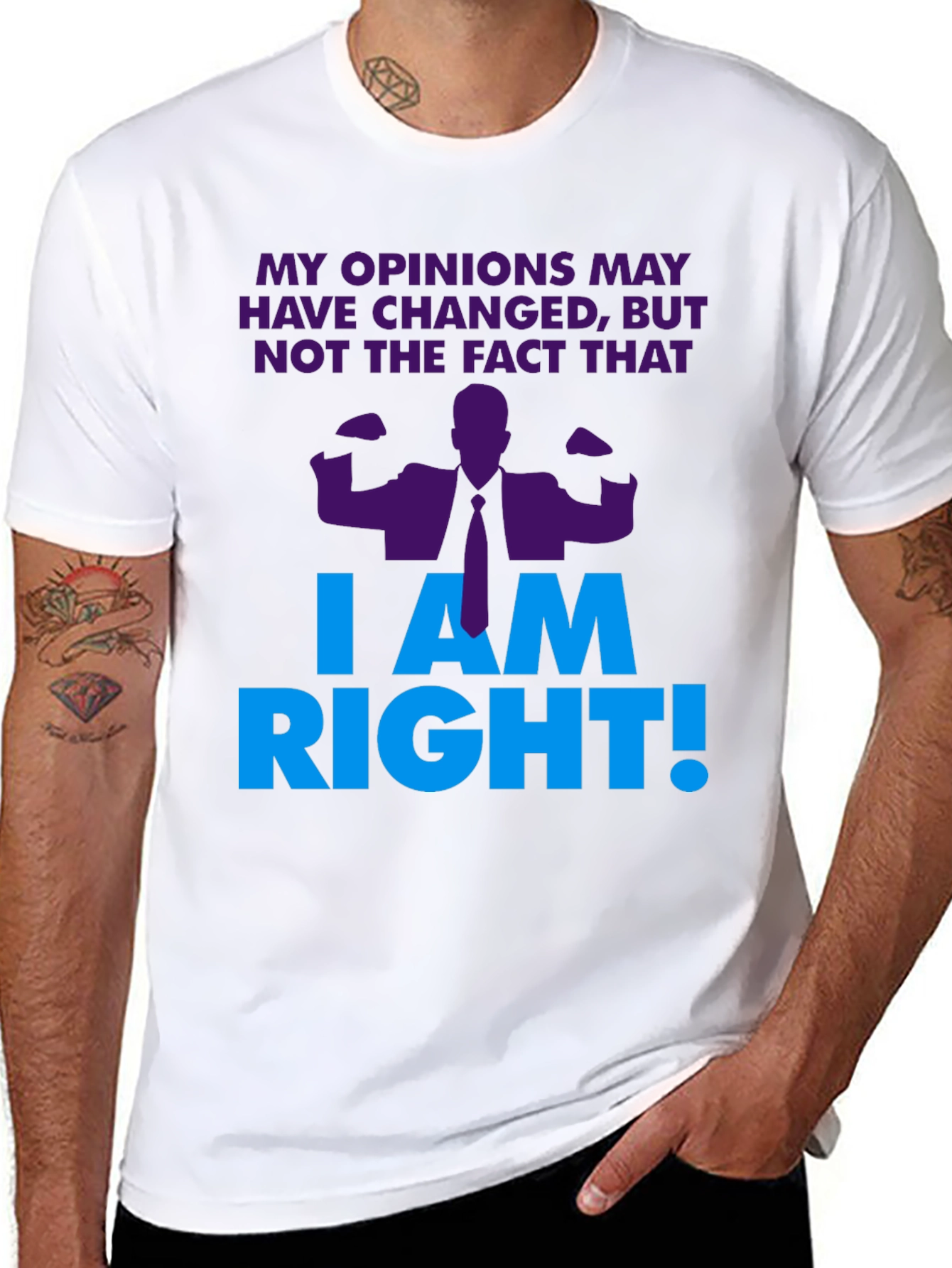 I Am Right! Graphic T-Shirt - Novelty Design