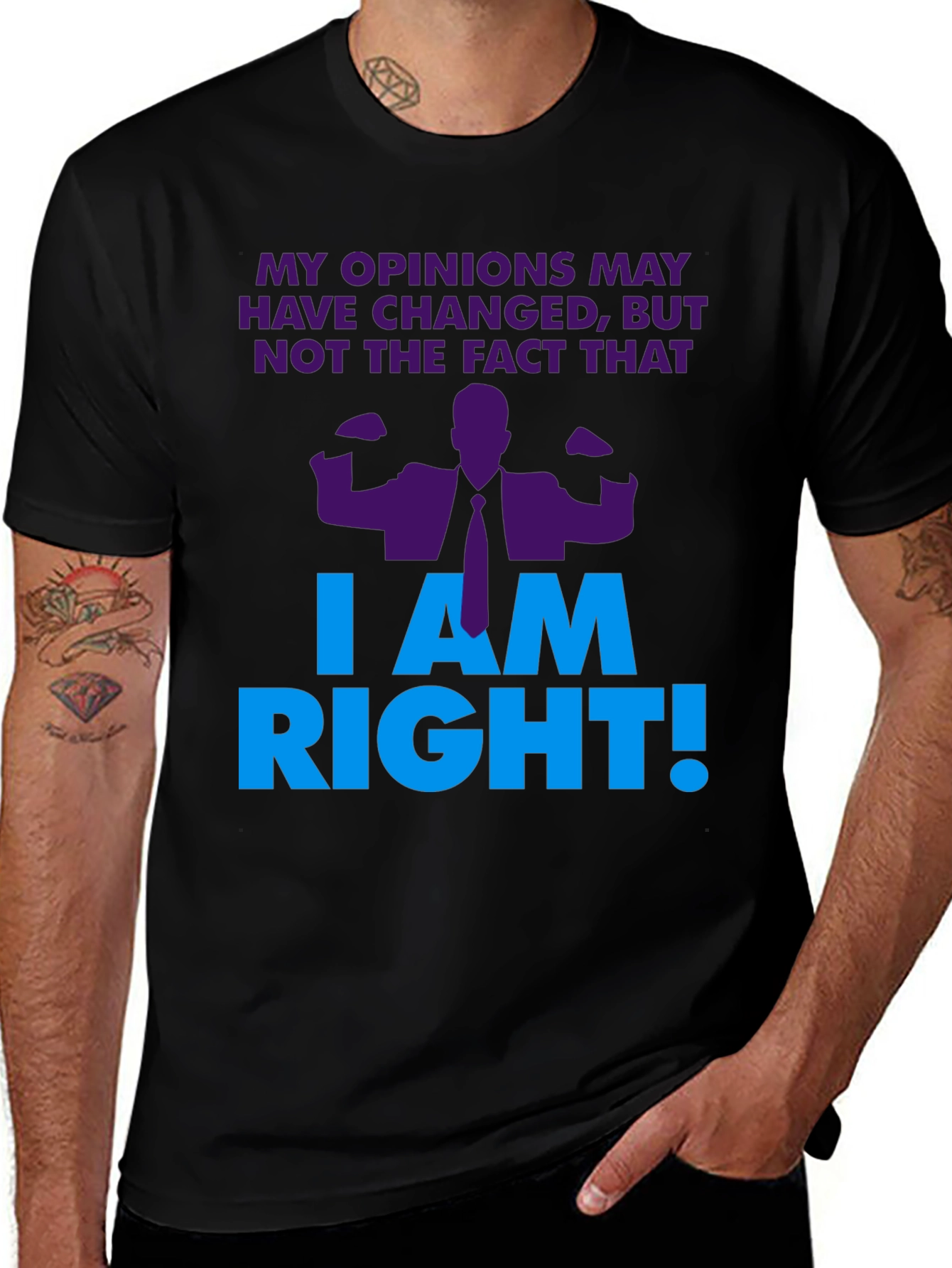 I Am Right! Graphic T-Shirt - Novelty Design