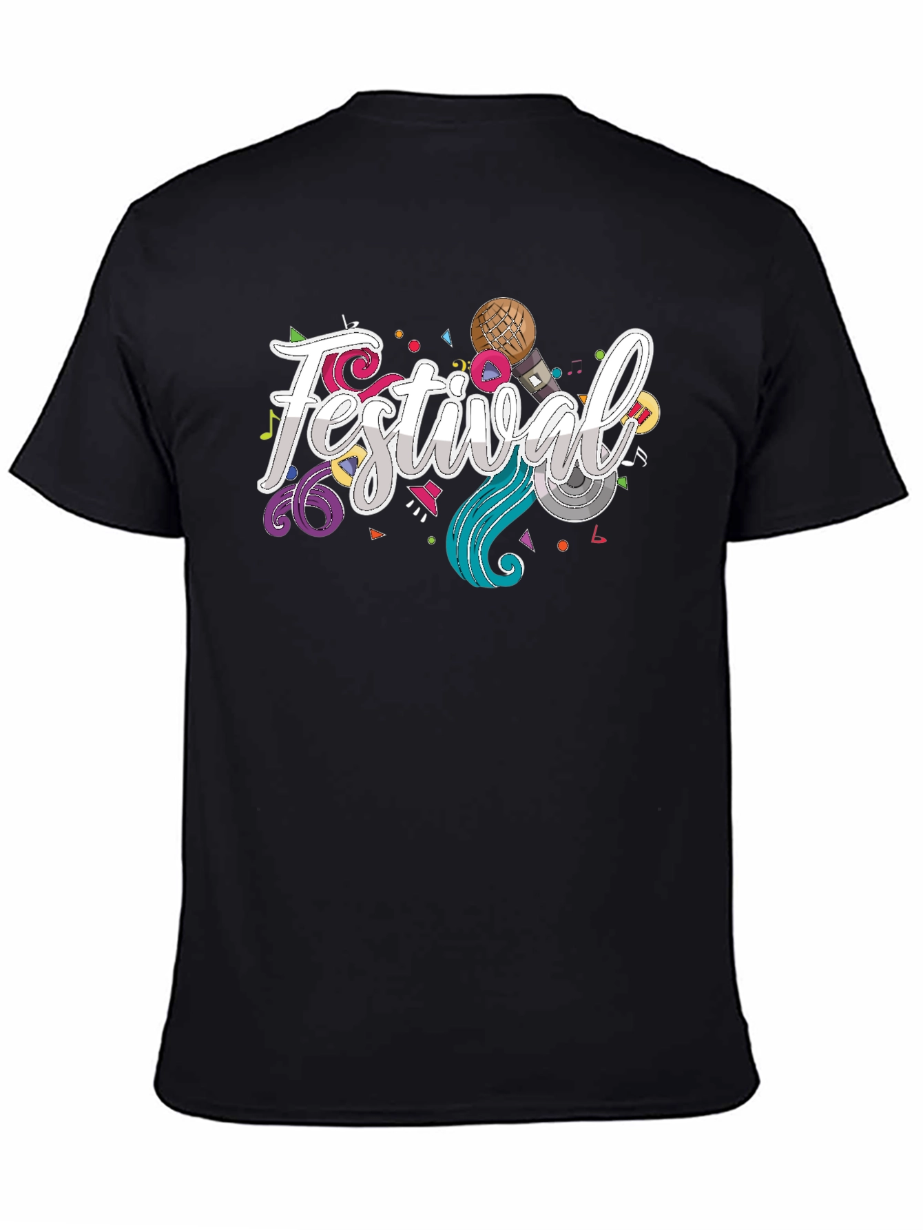 Festival Graphic T-Shirt - Stylish Party Tee