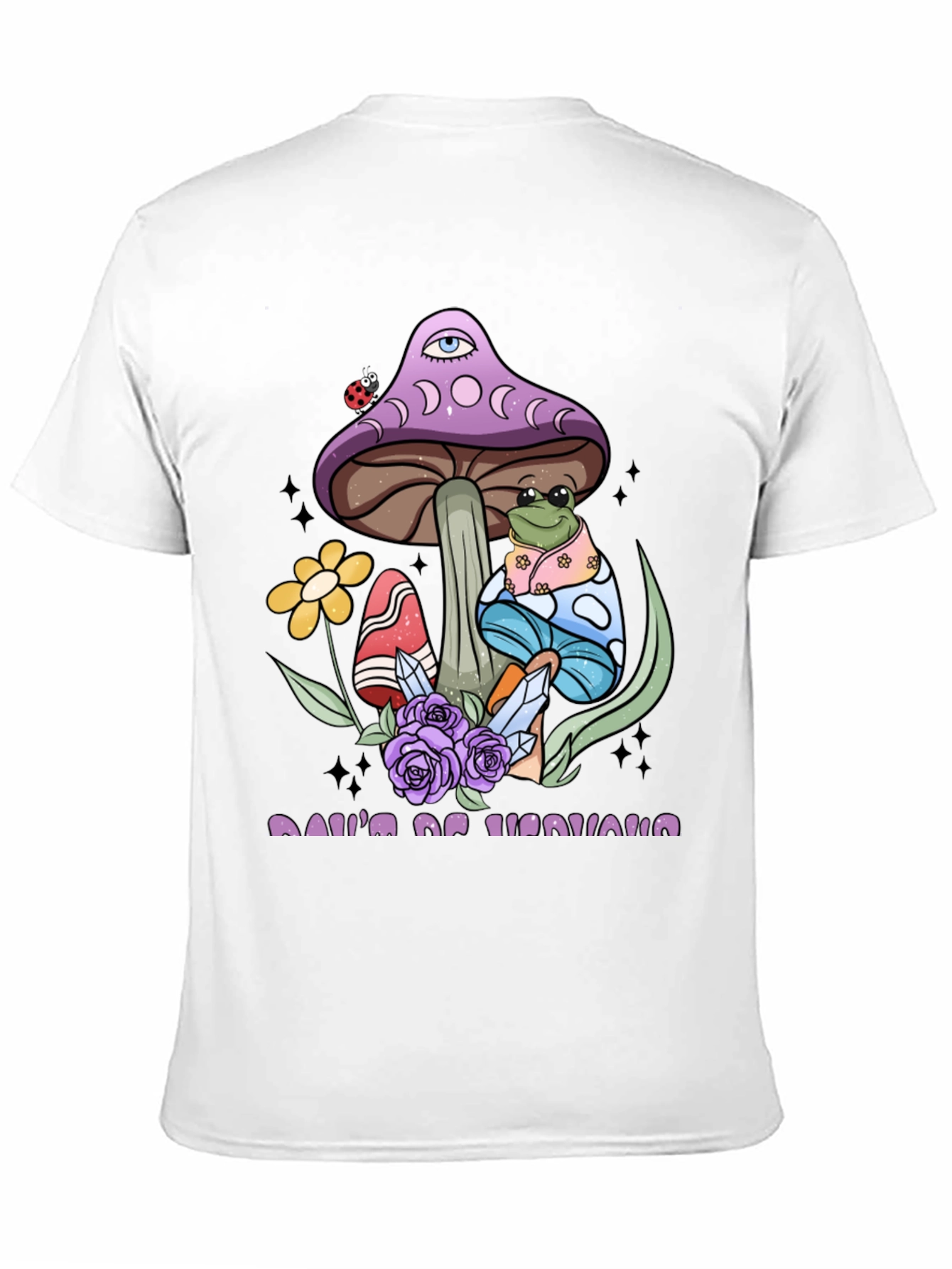Mystical Frog & Mushroom Graphic Tee