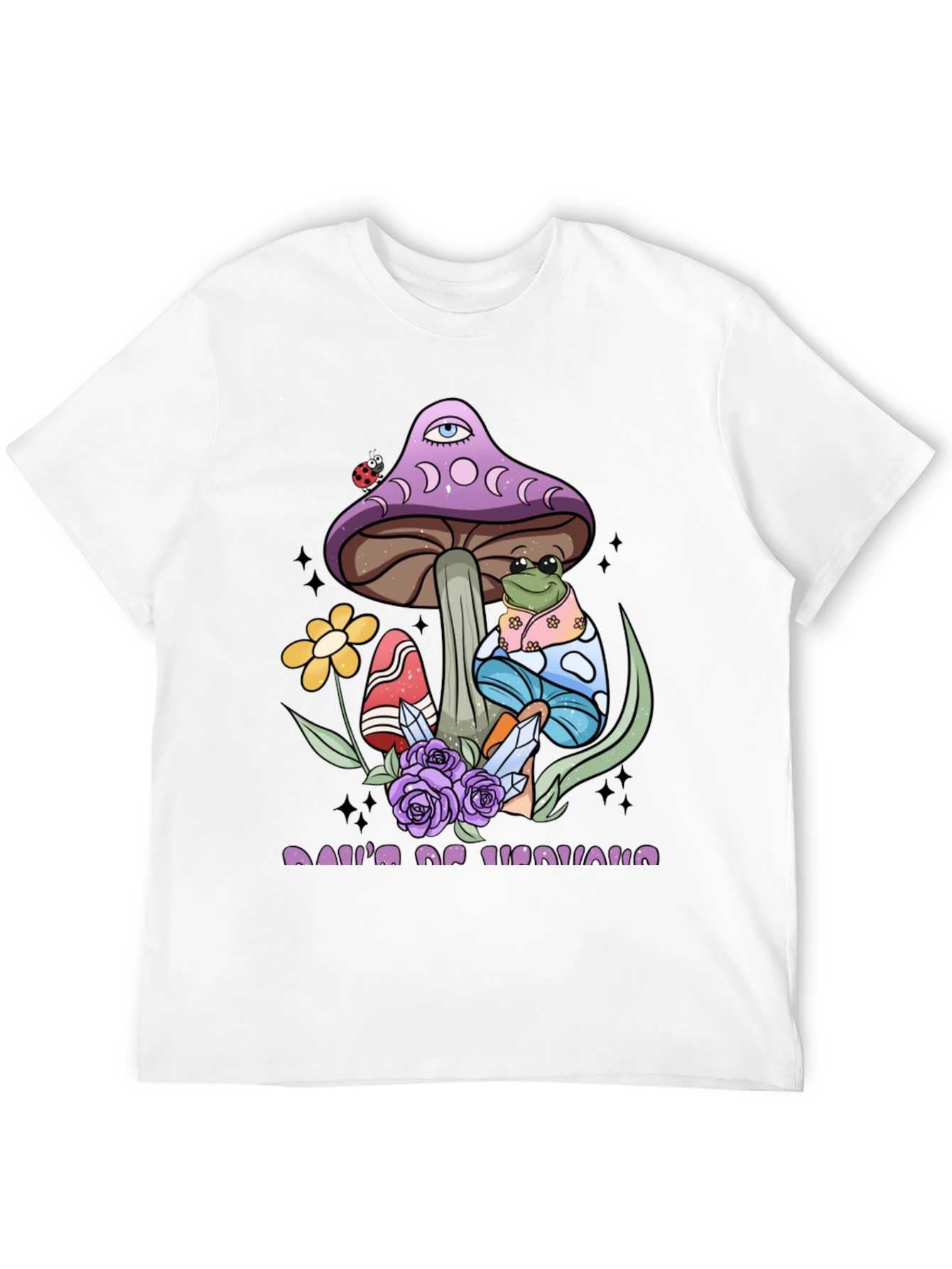 Mystical Frog & Mushroom Graphic Tee