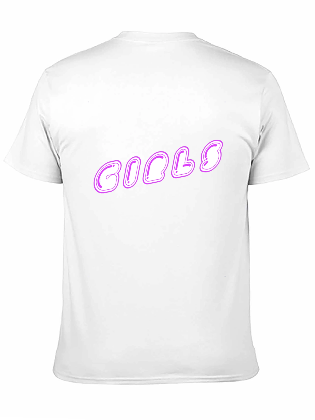 Girls Graphic Print Black T-Shirt