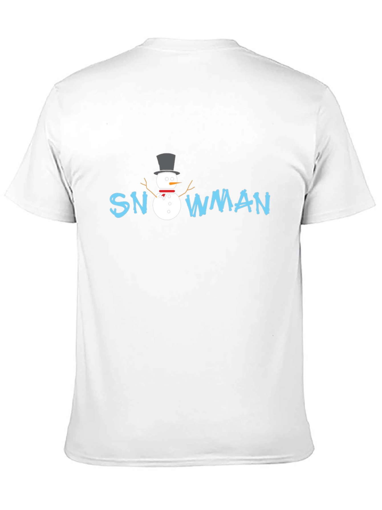 Snowman Graphic T-Shirt - Festive Holiday Style