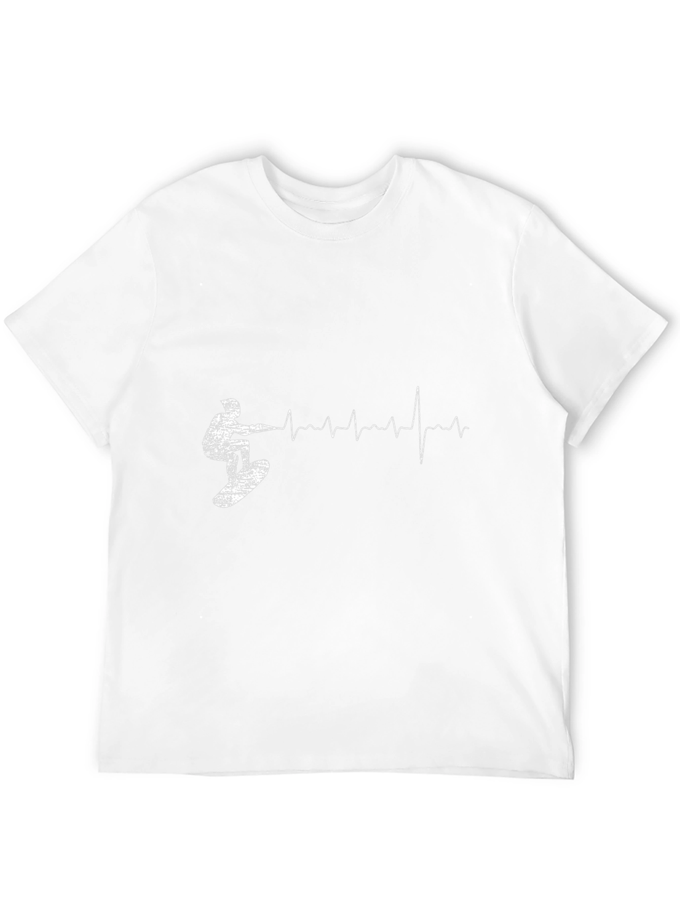 Wakeboard Heartbeat T-Shirt - Black