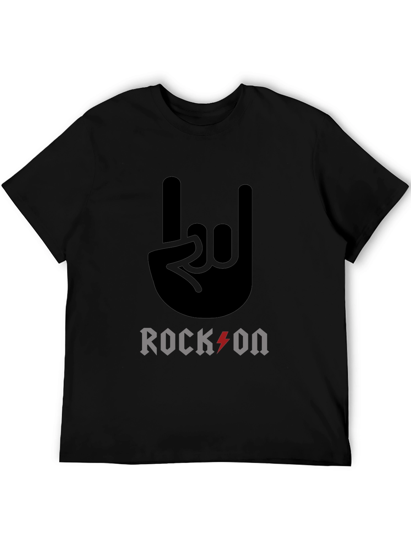Rock On Graphic Tee - Classic Black
