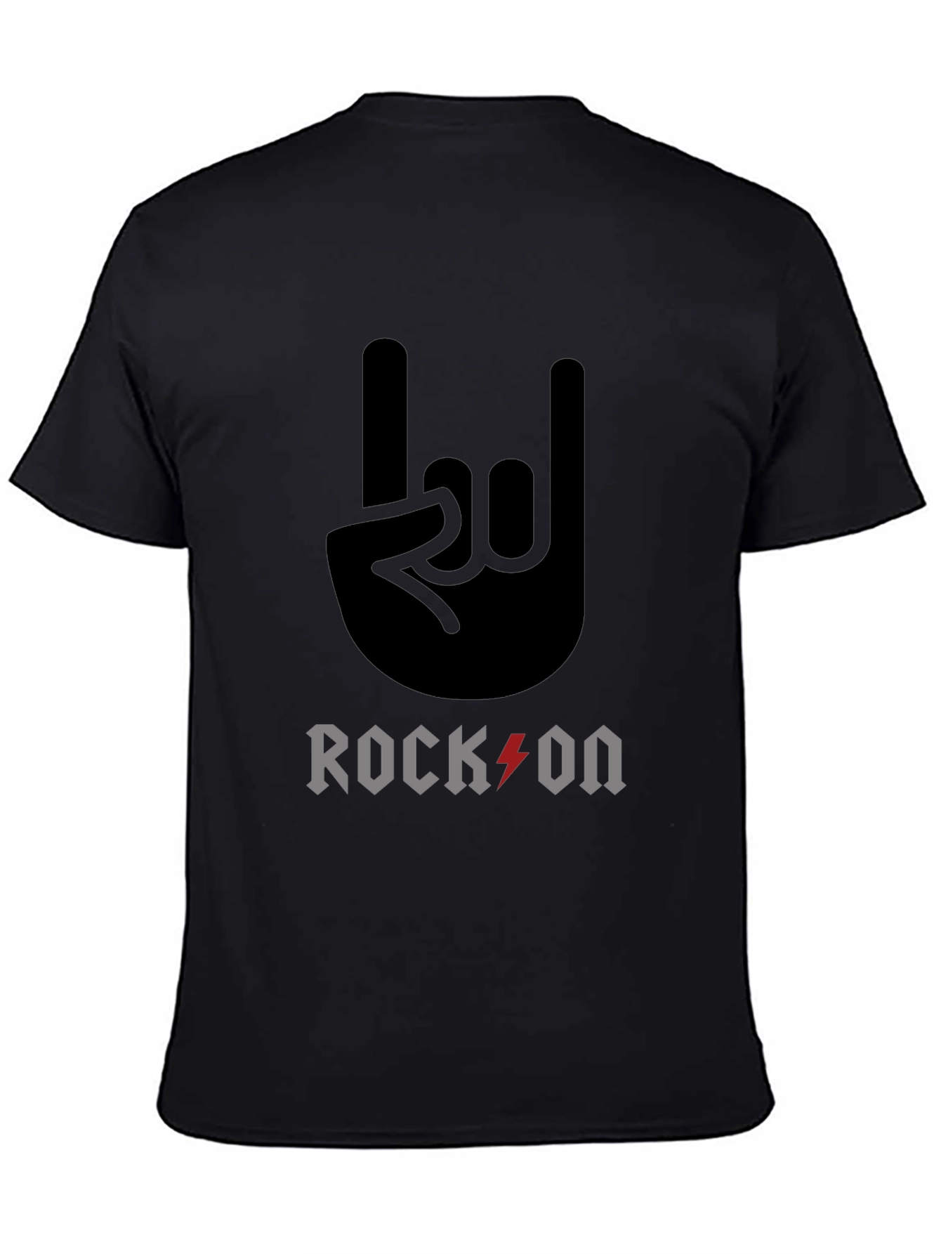 Rock On Graphic Tee - Classic Black
