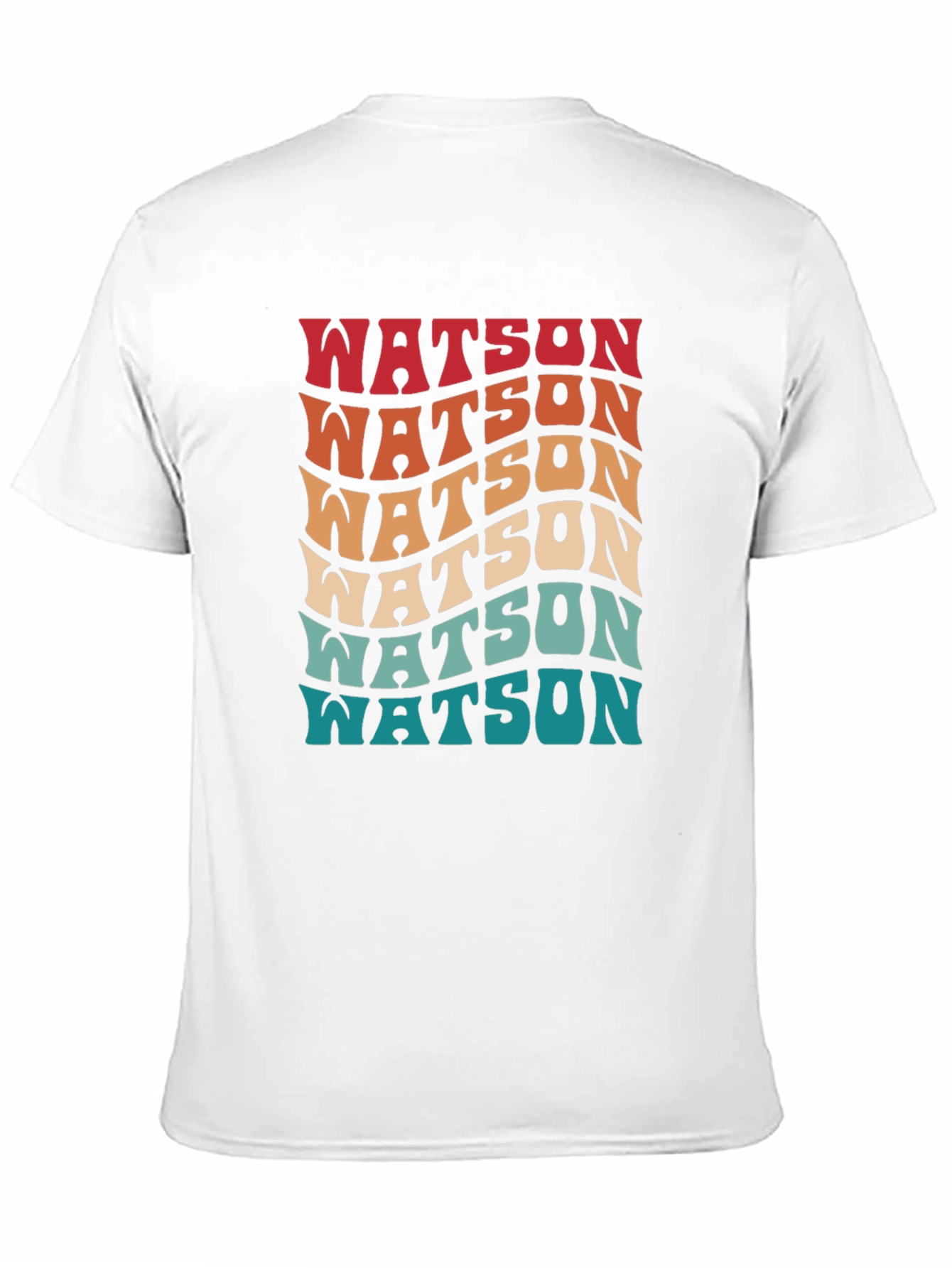 Retro Watson T-Shirt - Groovy Personalized Design