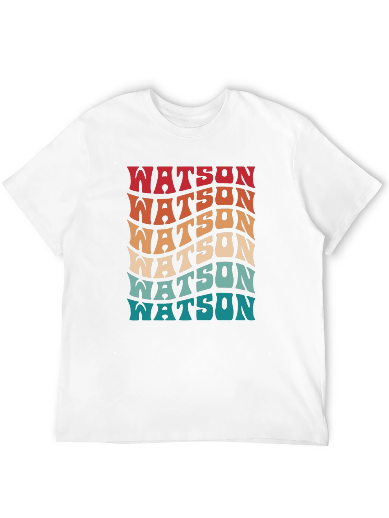 Retro Watson T-Shirt - Groovy Personalized Design